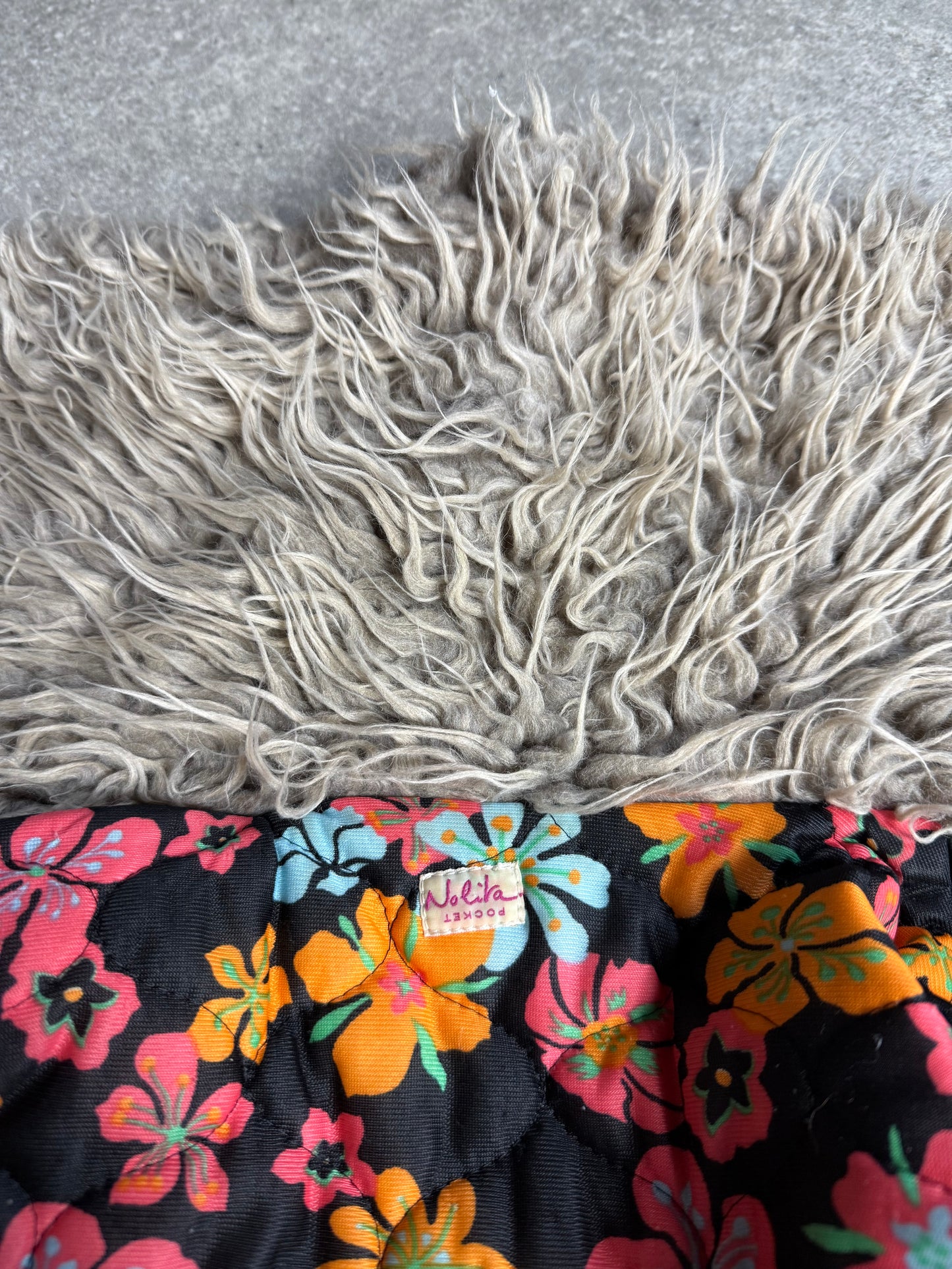 Y2K Cropped Bomber Jacket (XS)