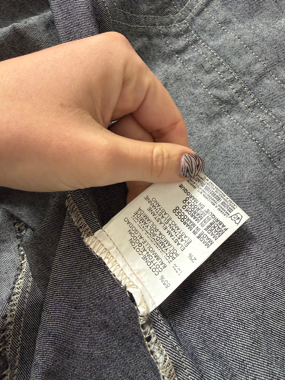 Vintage Guess Monogram Denim Jacket (M)