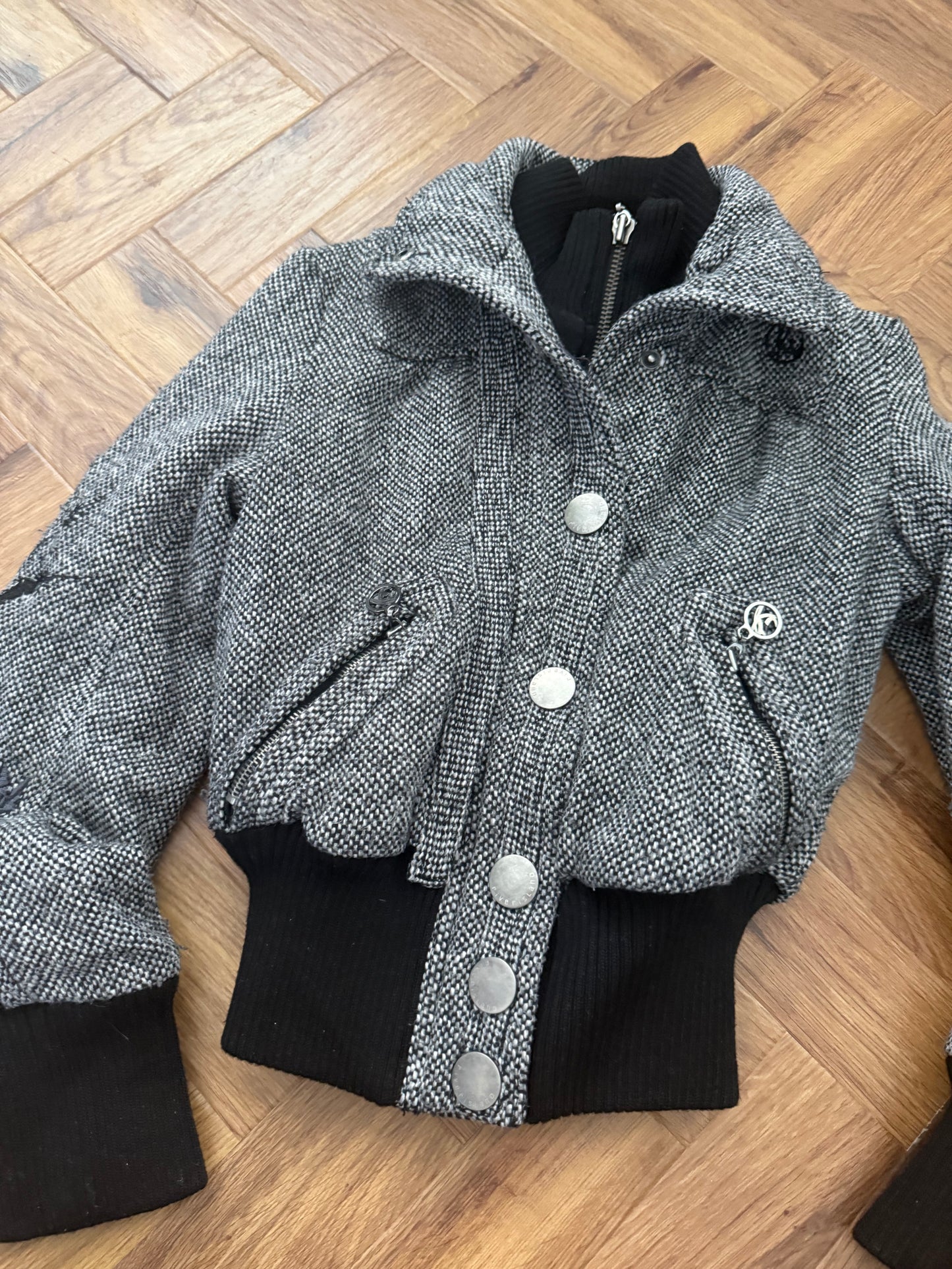 Y2K Bomber Jacket (UK8)