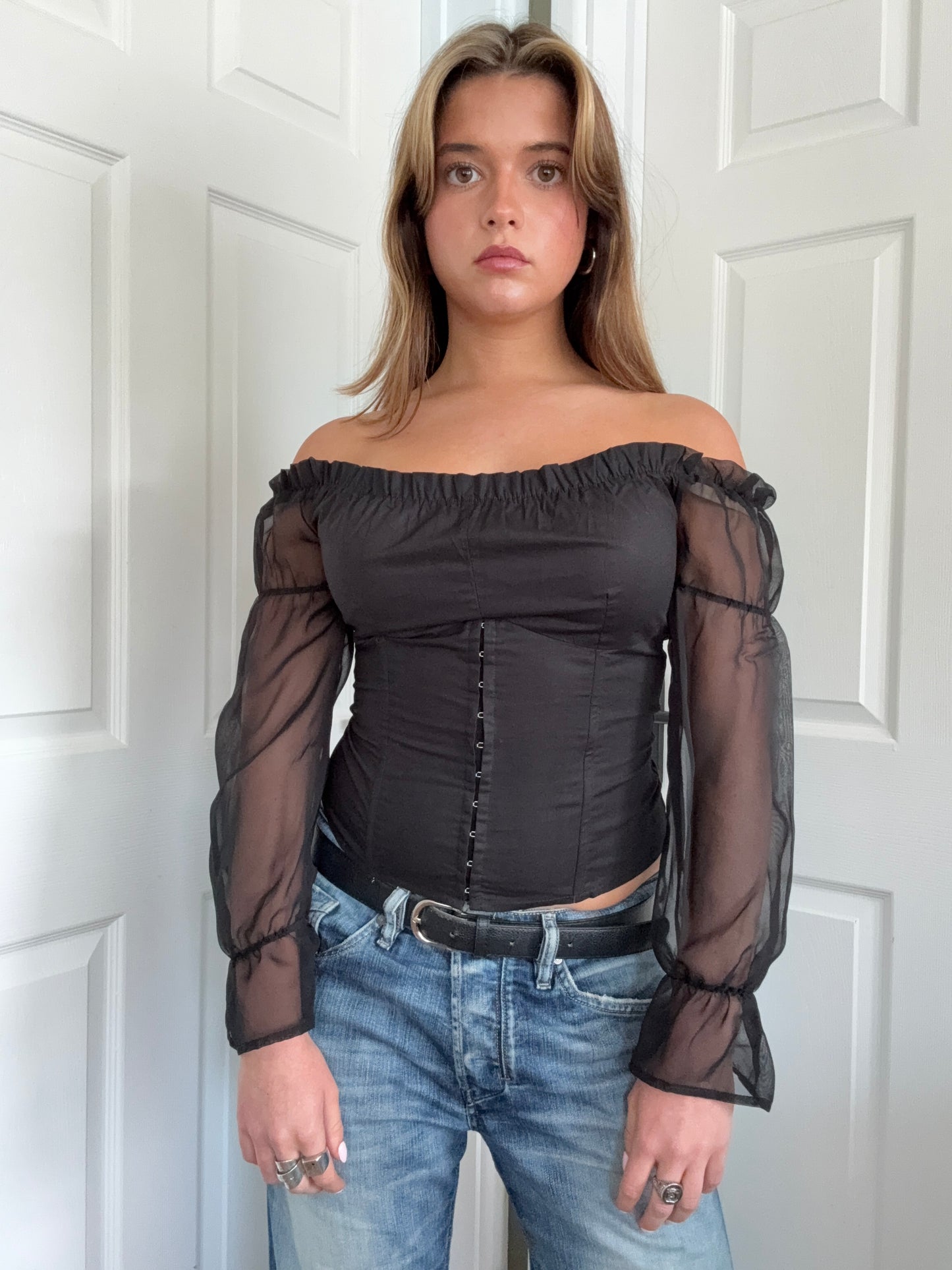 Jane Norman Milk Maid Top (UK8)