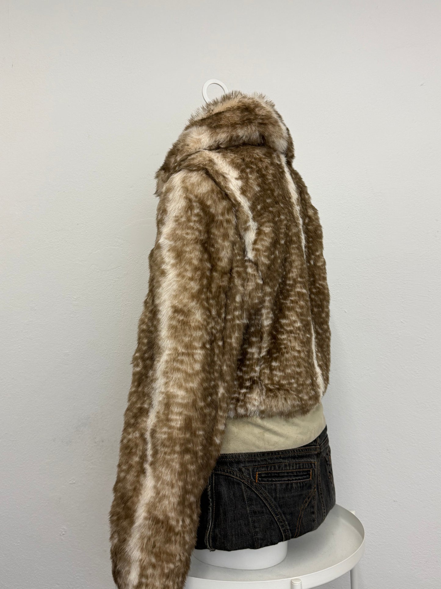 Morgan De Toi Faux Fur Bomber Jacket (M)