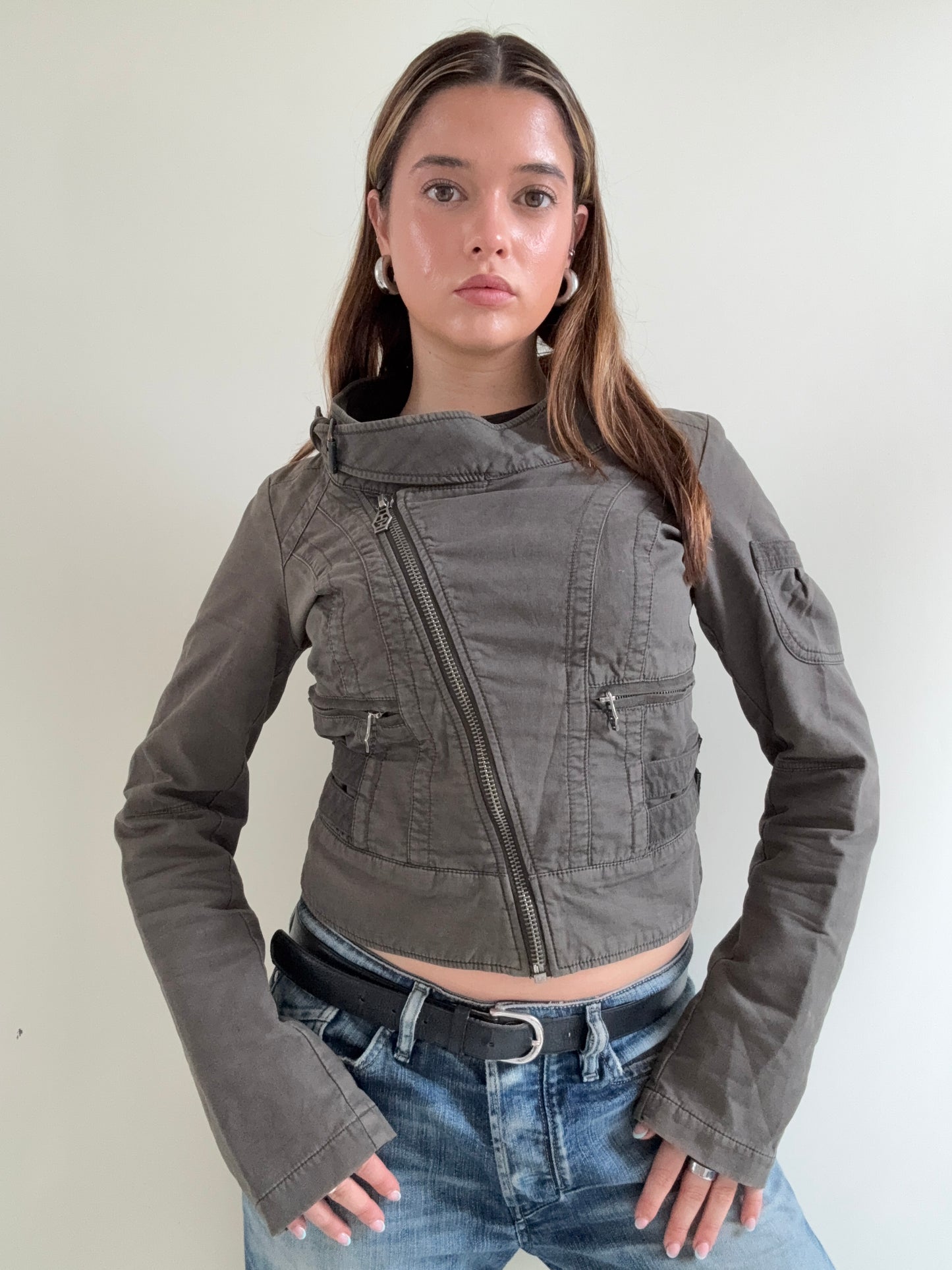 Diesel Cropped Utility Jacket (M)