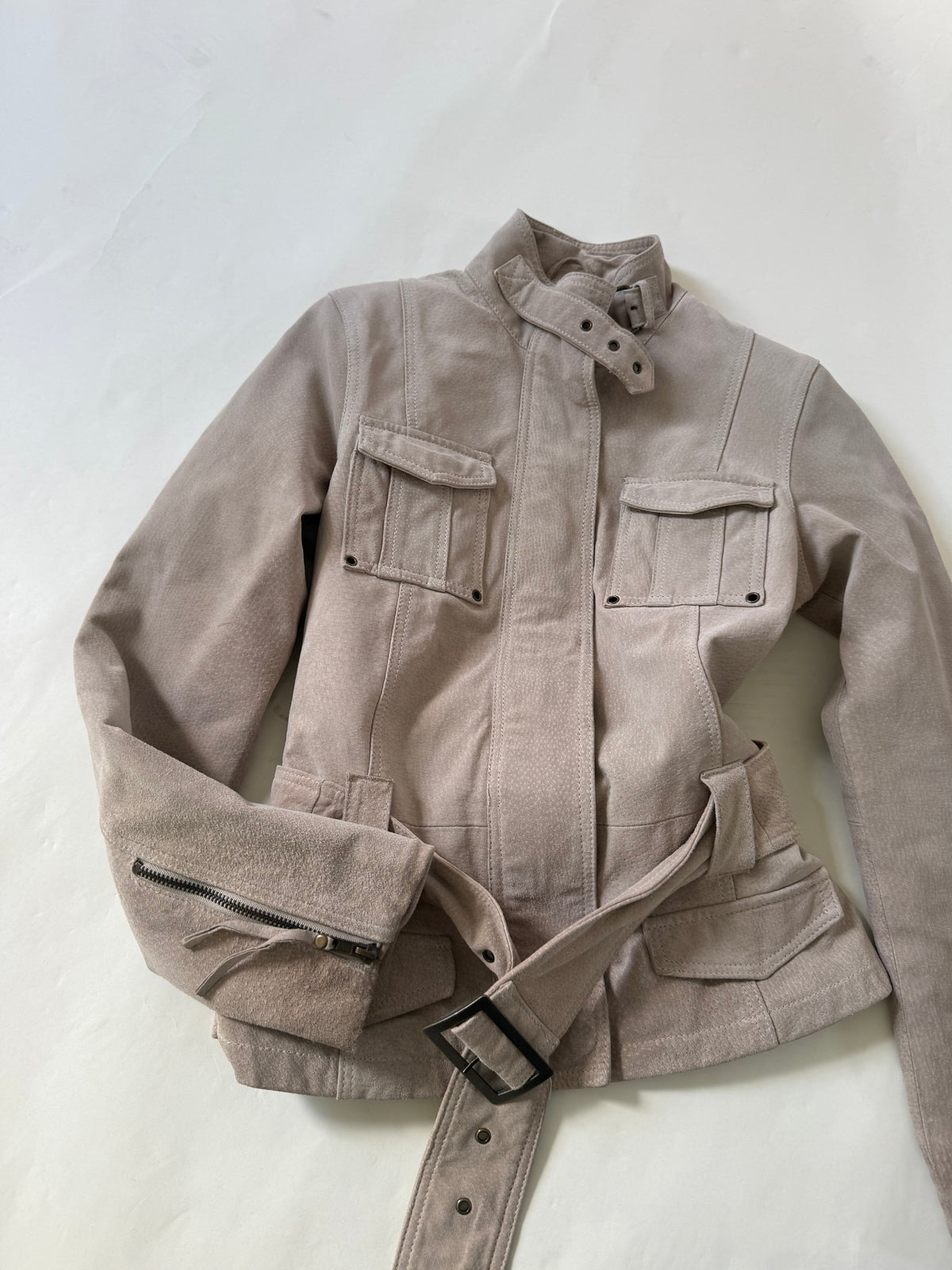 Suede Buckle Jacket (UK10)