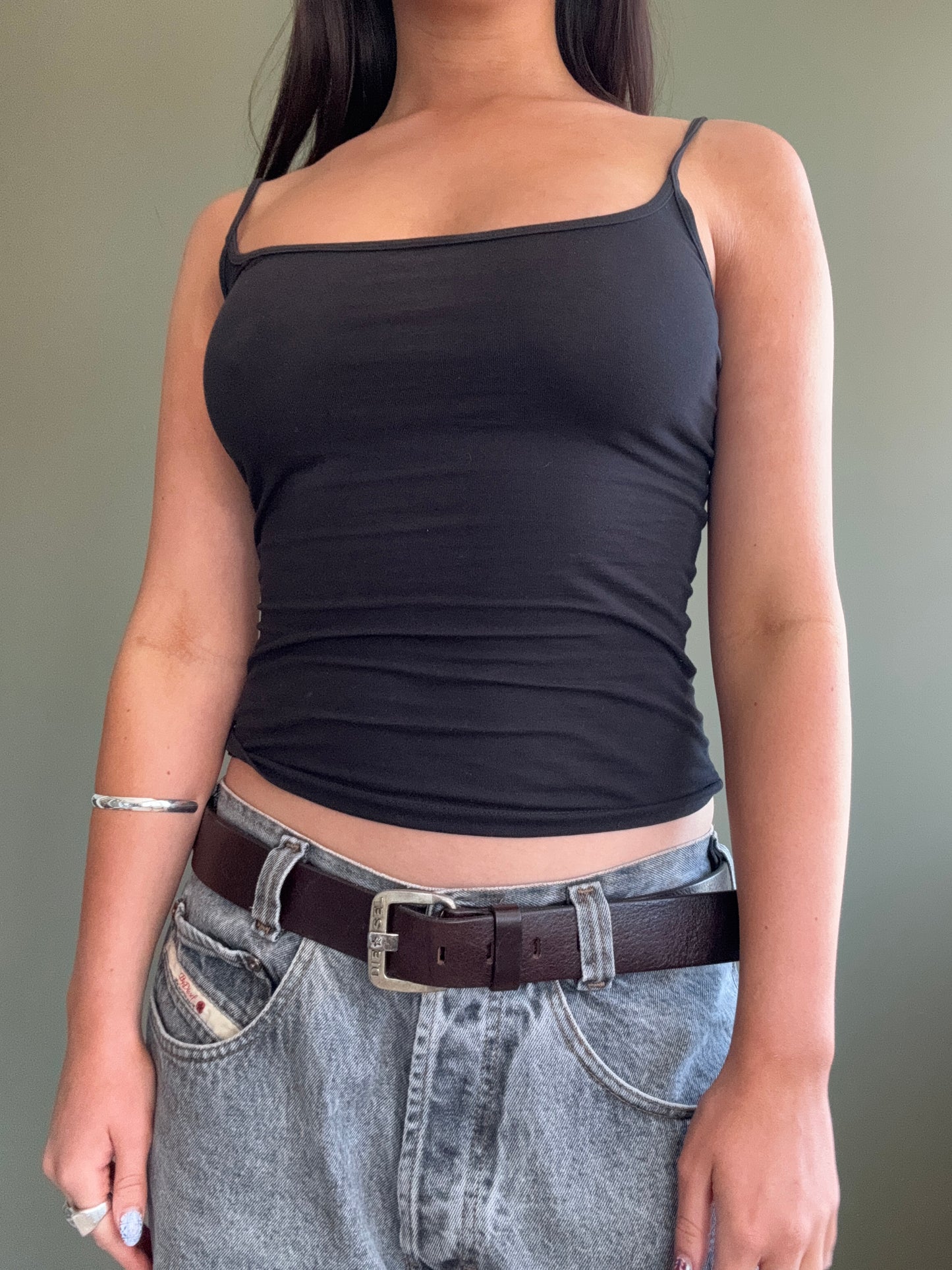 Brown Leather Diesel Belt