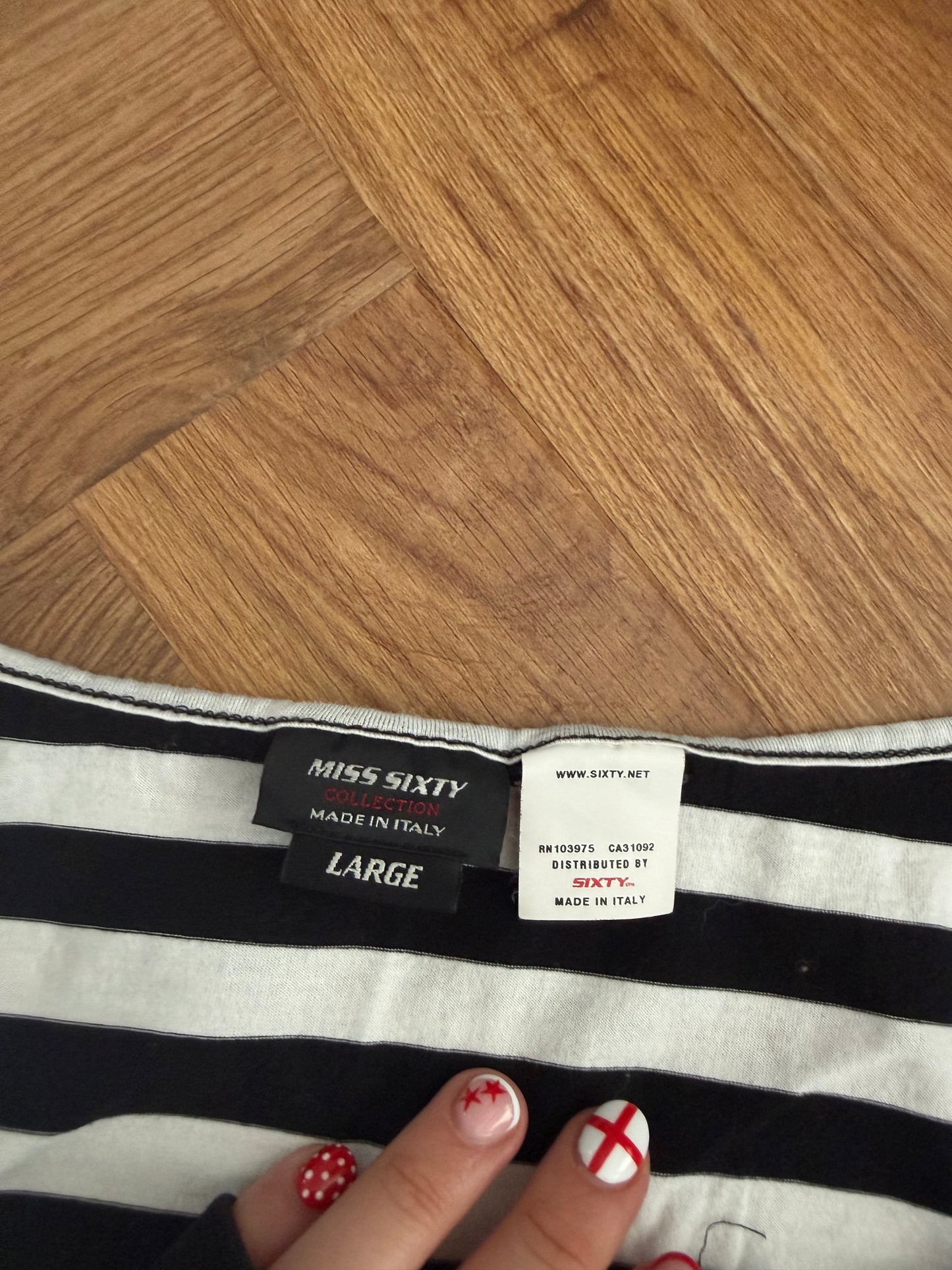 Miss Sixty Striped Dress (L)