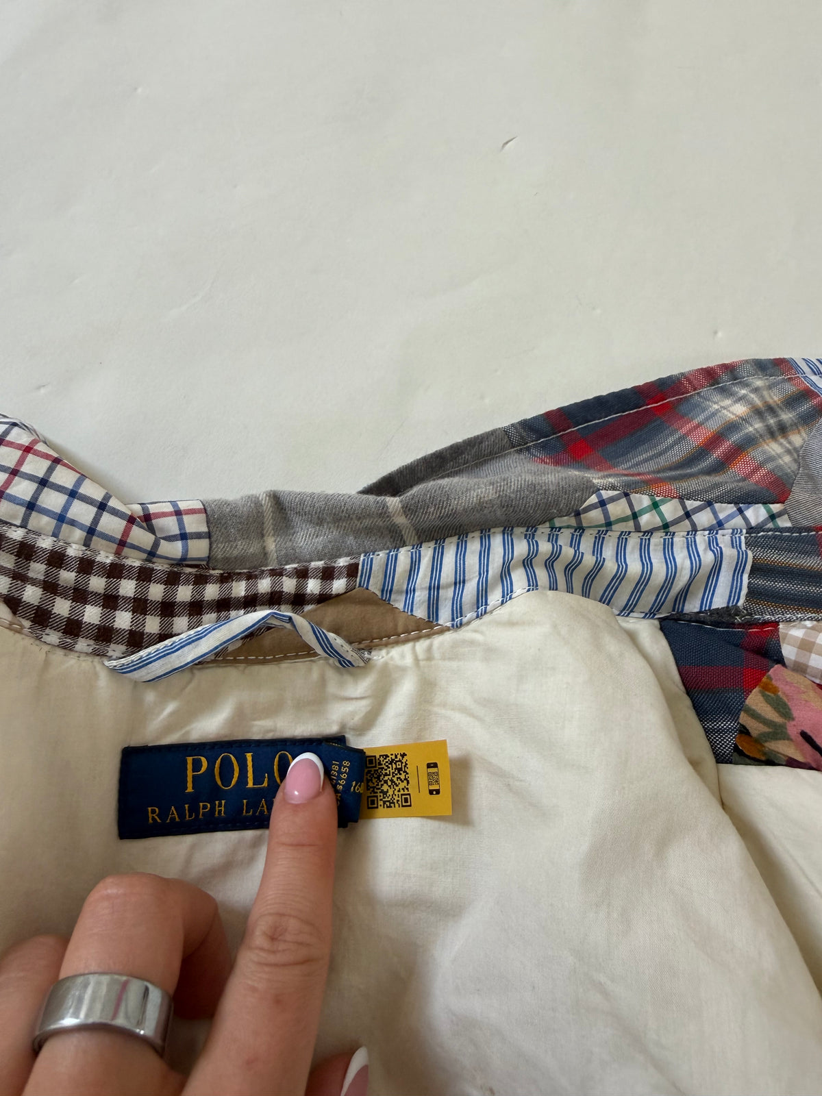 Polo Ralph Lauren Patchwork Bomber Jacket (S)