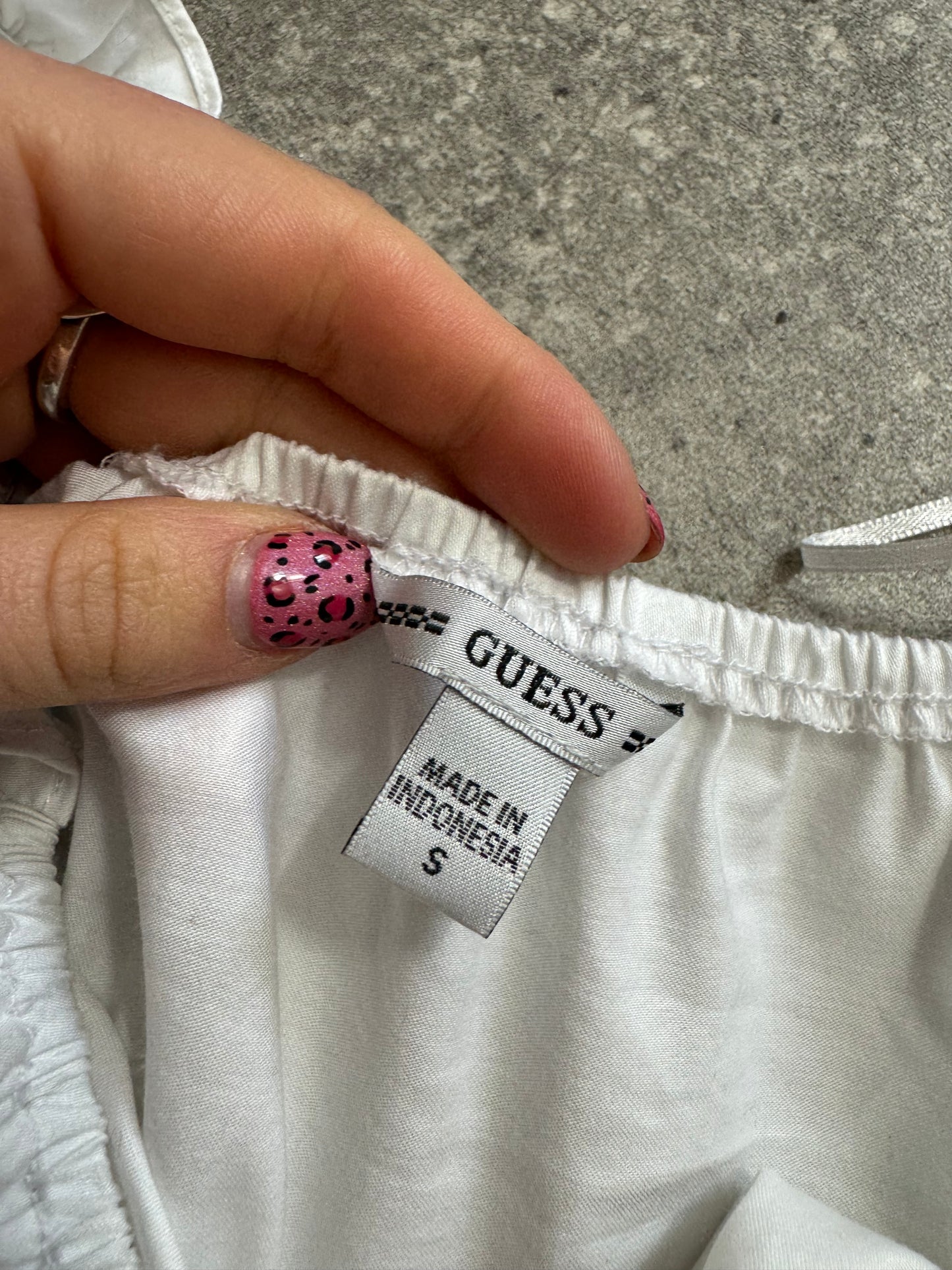 Guess Milkmaid Top (UK6)