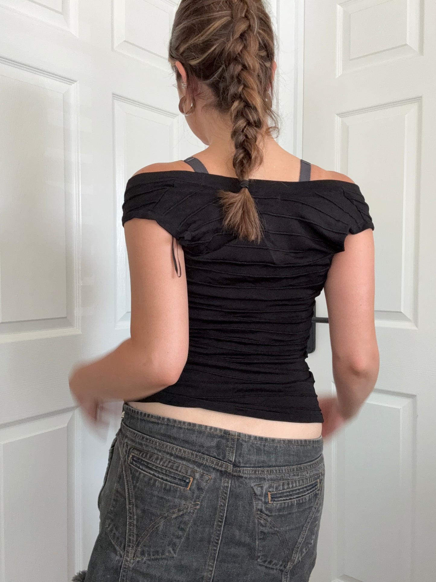 Jane Norman Zip Bandage Top (UK8)