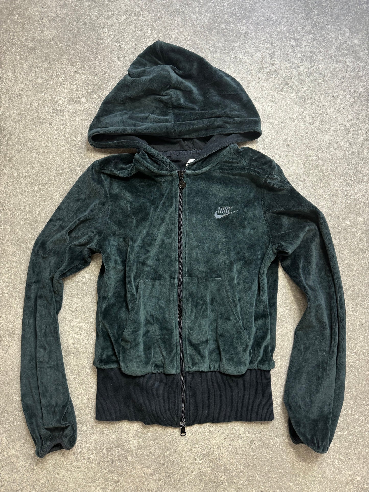 Nike Velour Double Zip Hoodie