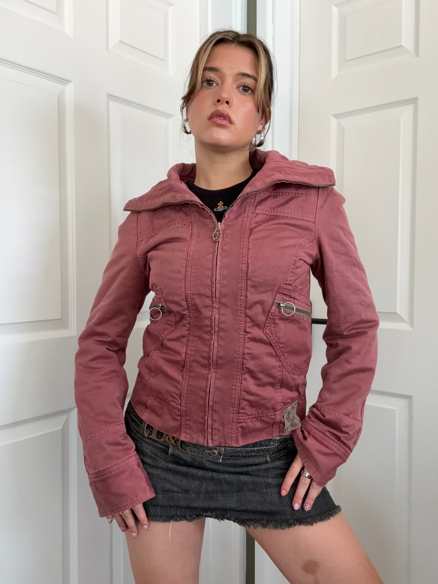 Vintage Diesel Funnel Neck Jacket (M)