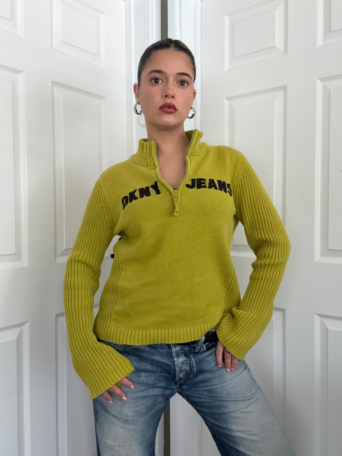 DKNY 1/4 Zip Jumper (XL)