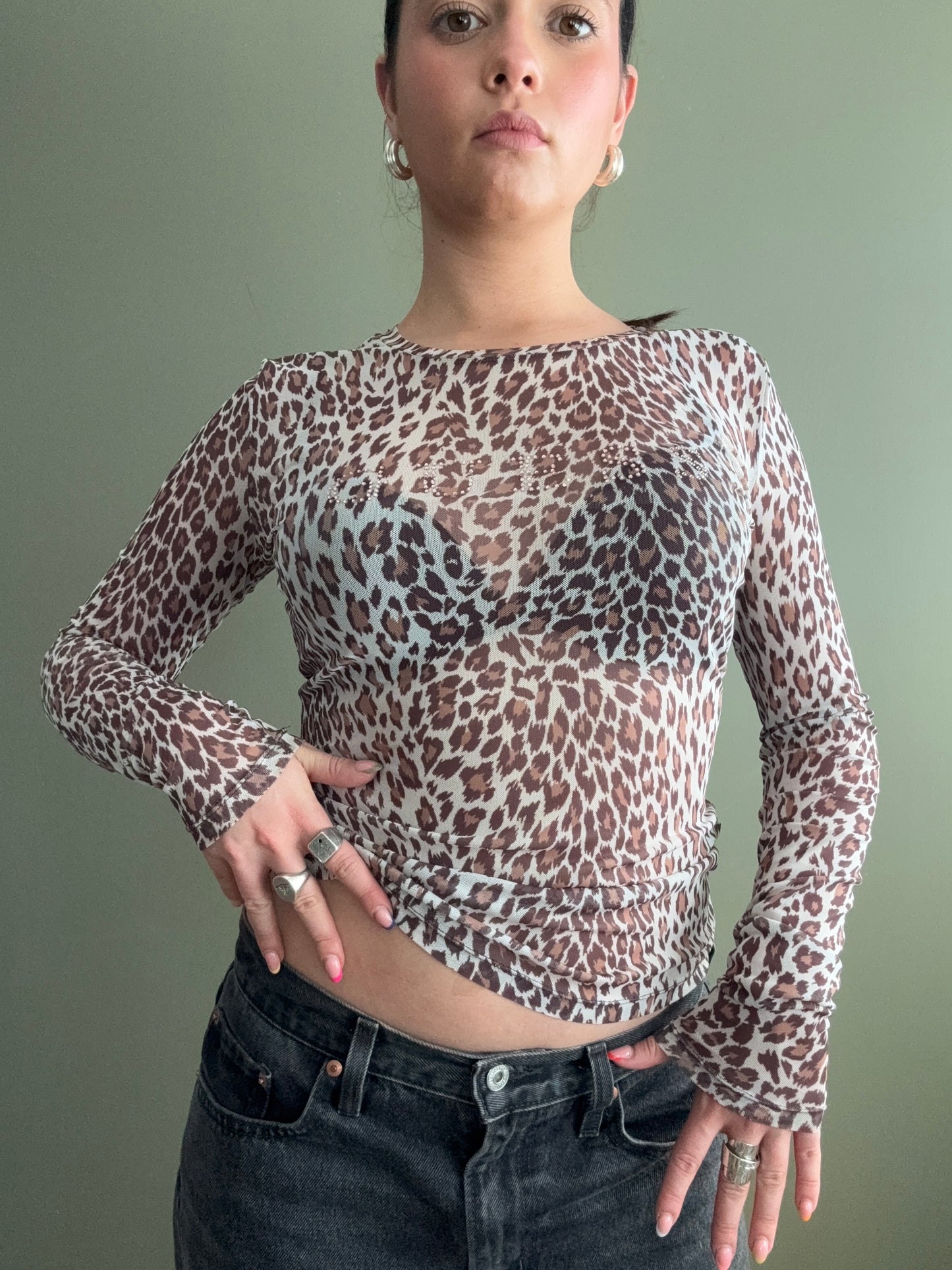 Guess Mesh Top (S)