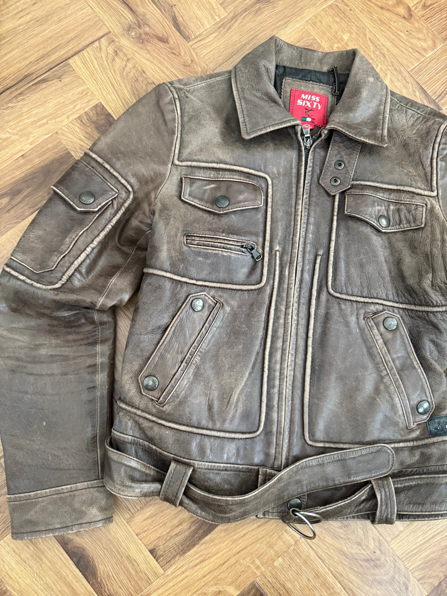 Miss Sixty Leather Jacket (M)