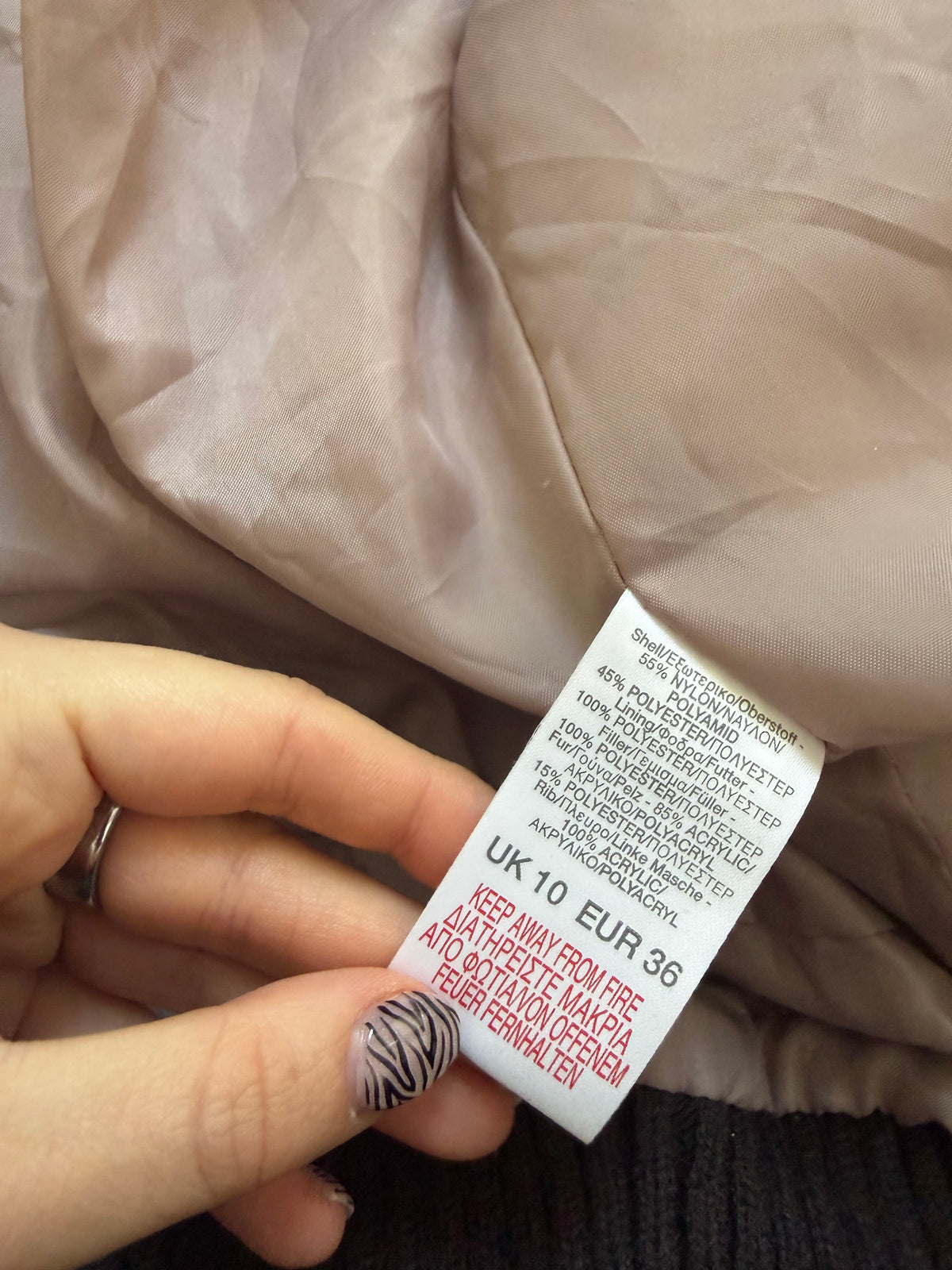 Y2K Puffer Jacket (UK10)