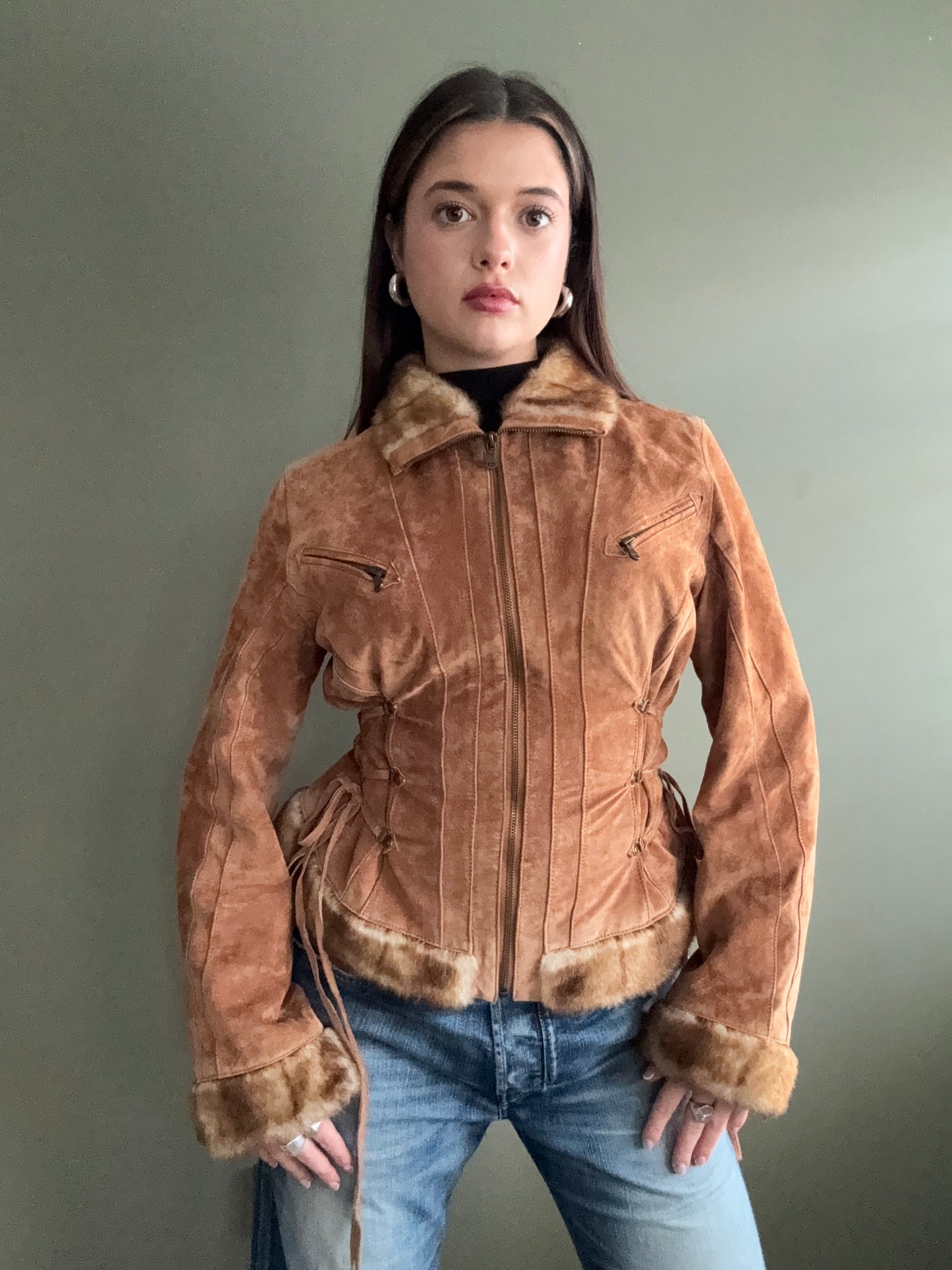 Suede Corset Jacket (S)