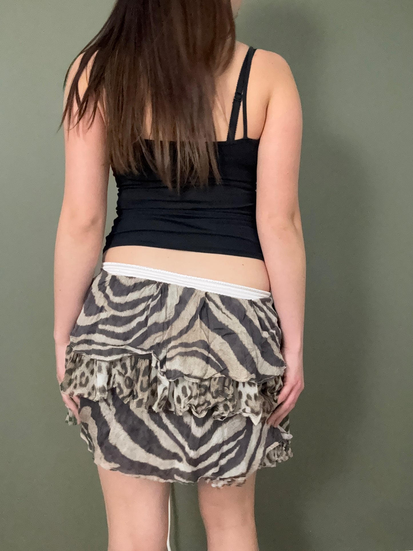 Roberto Cavalli Silk Skirt (M)