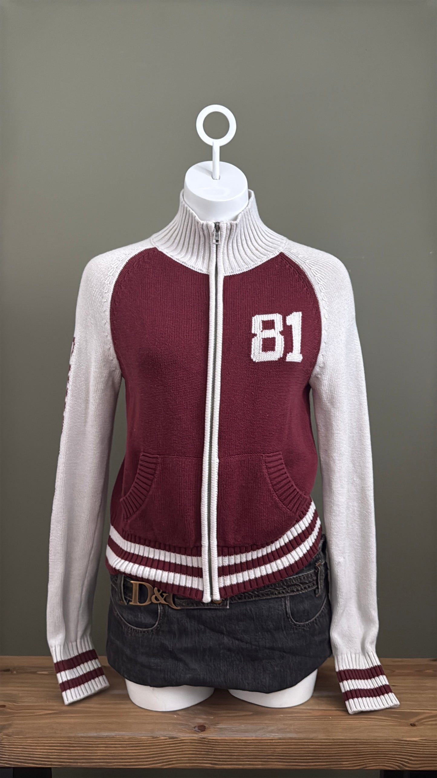 Guess Knit Zip Jumper (M)
