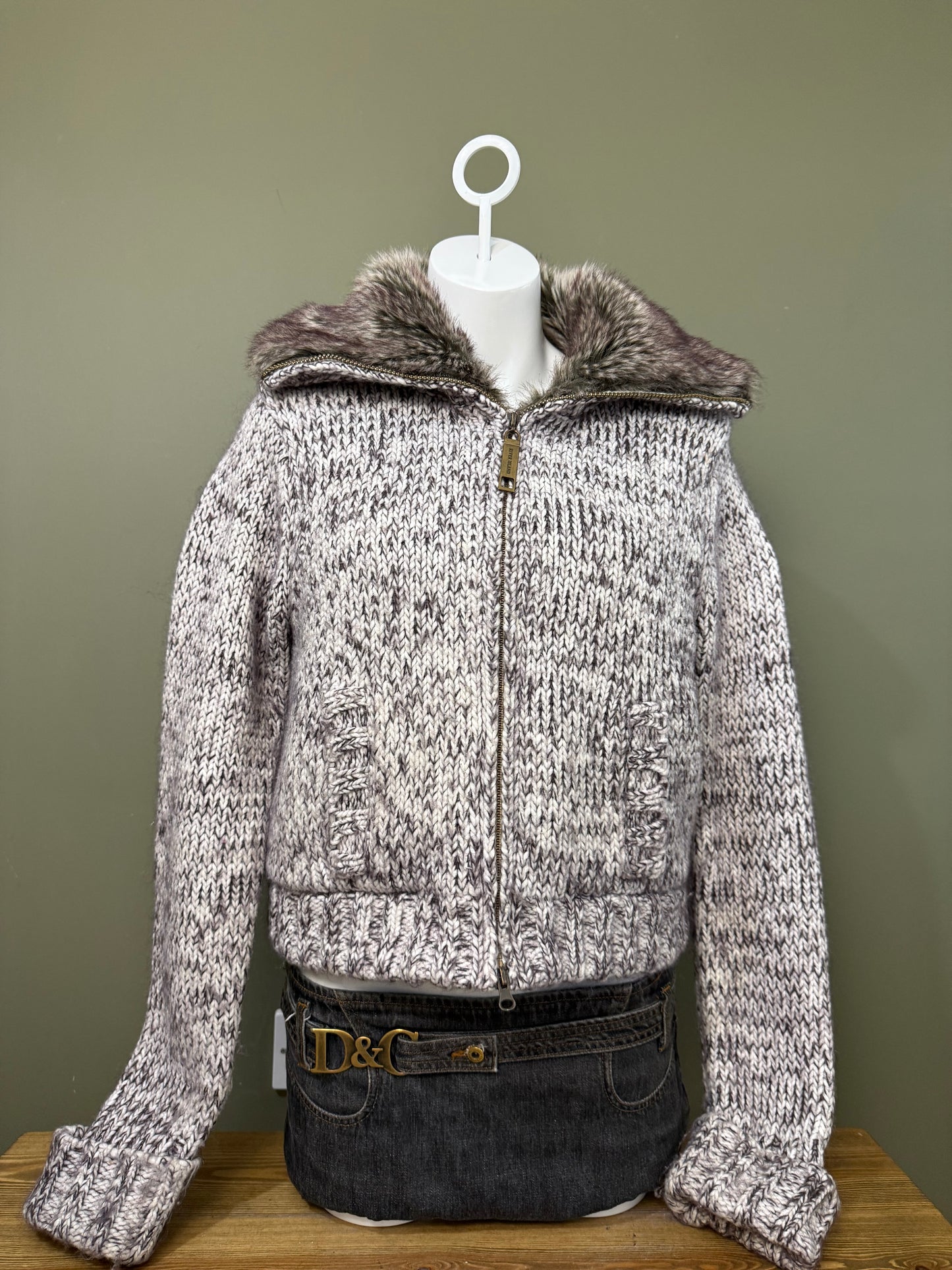 Wool Zip Jacket (UK16)