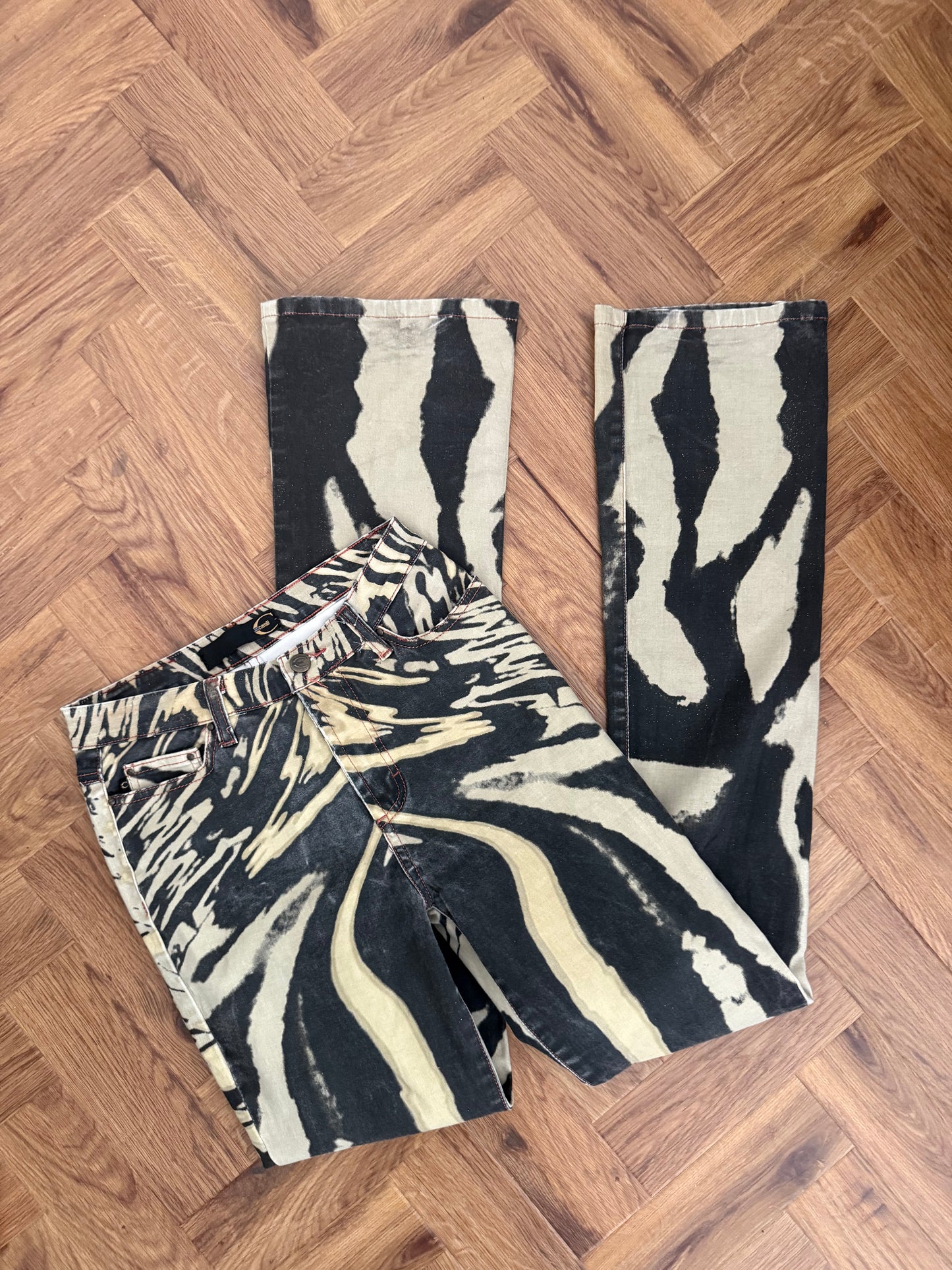 Cavalli Pattern Jeans (42)