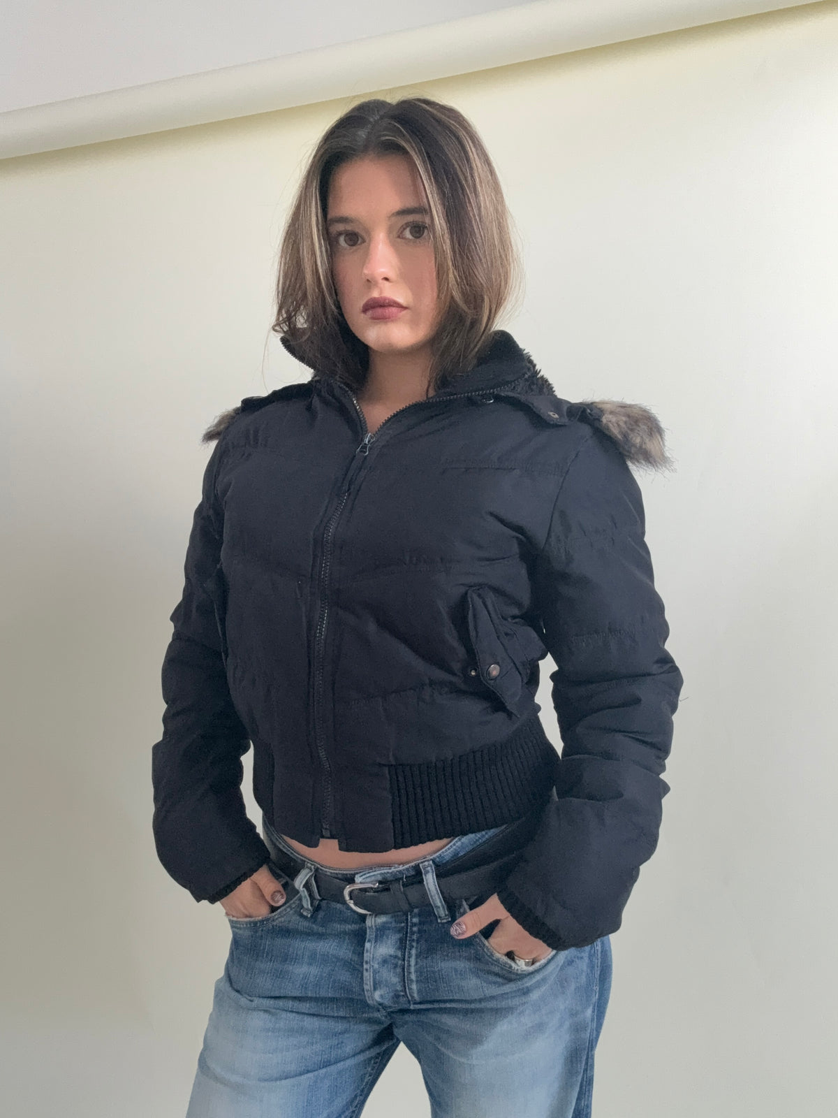 Y2K Puffer Jacket (UK10)