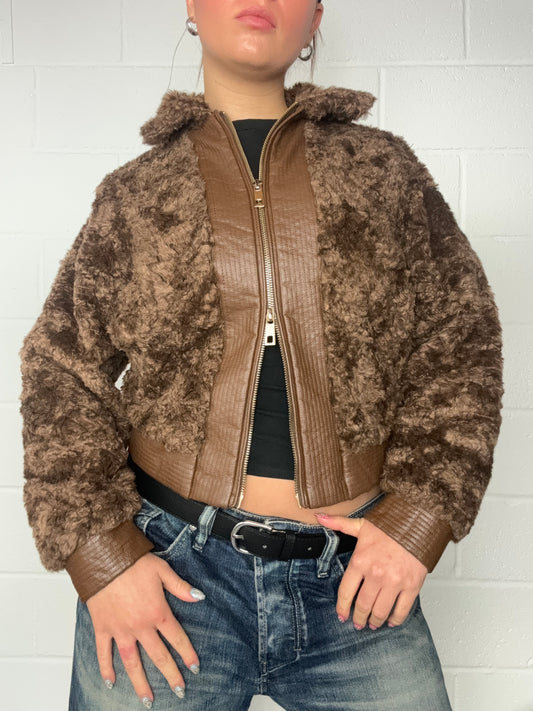 Karen Millen Faux Fur Jacket