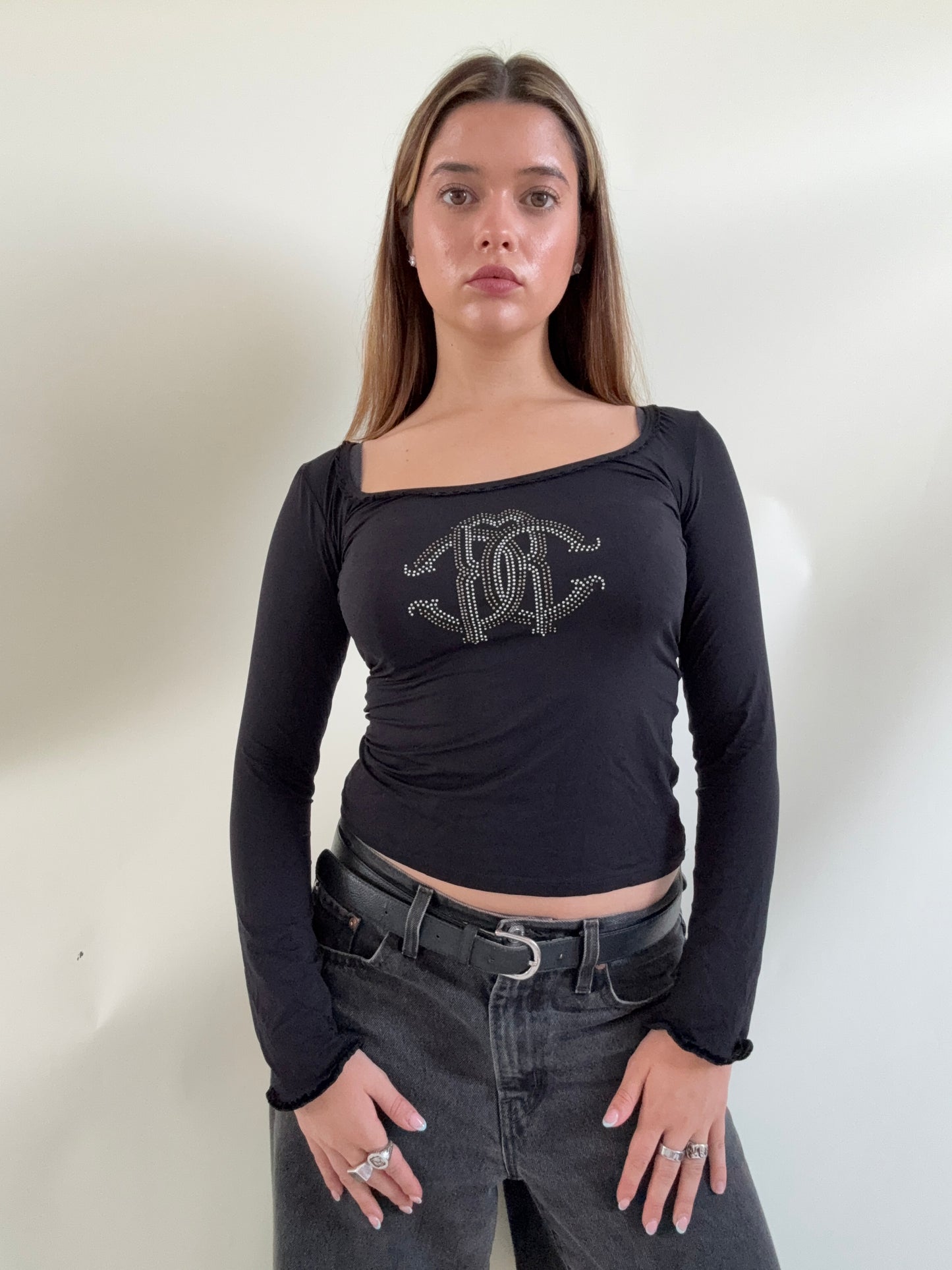 Cavalli Slinky Longsleeve Top (M)