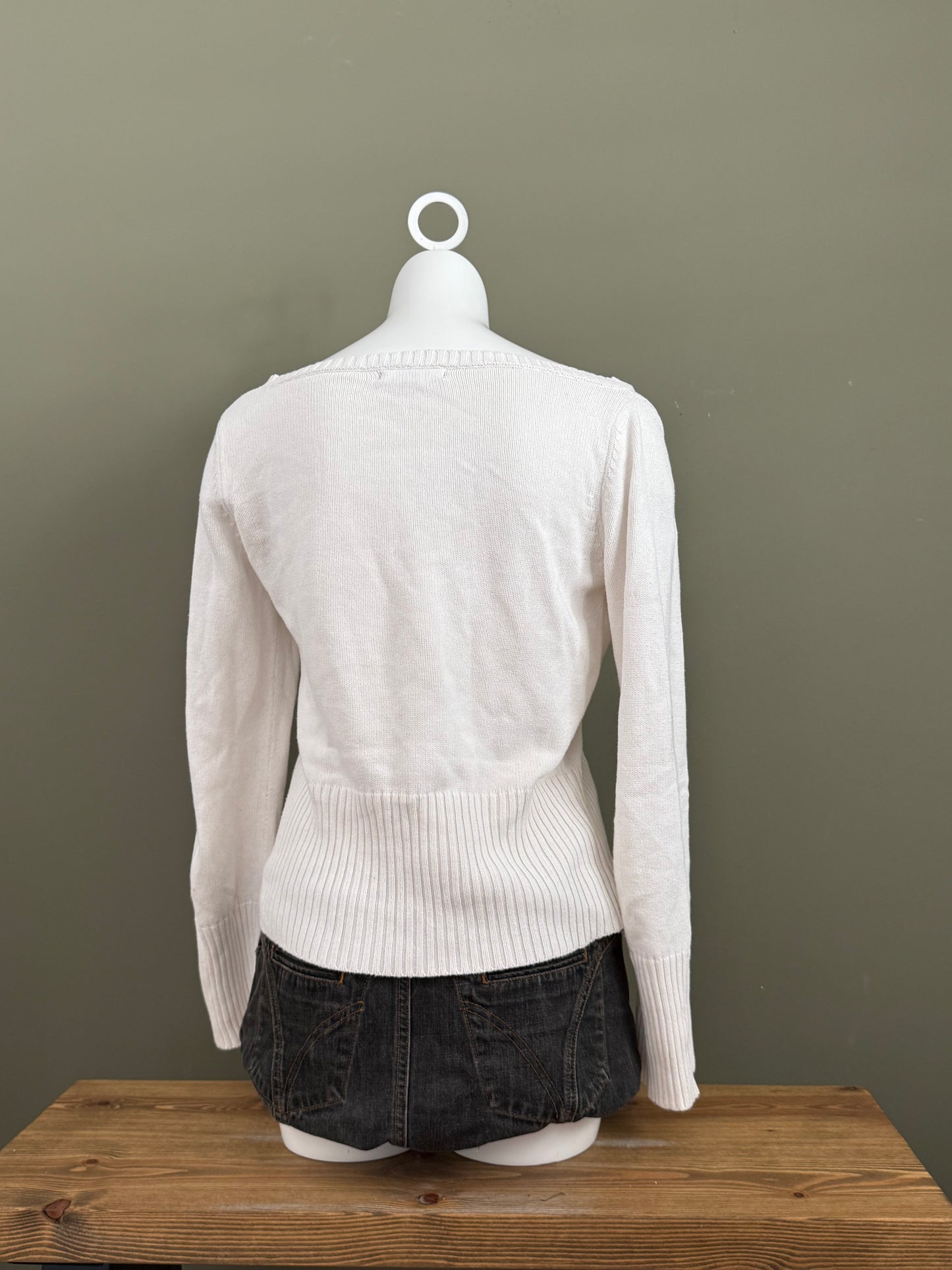 DKNY Asymmetric Knit Jumper (L)
