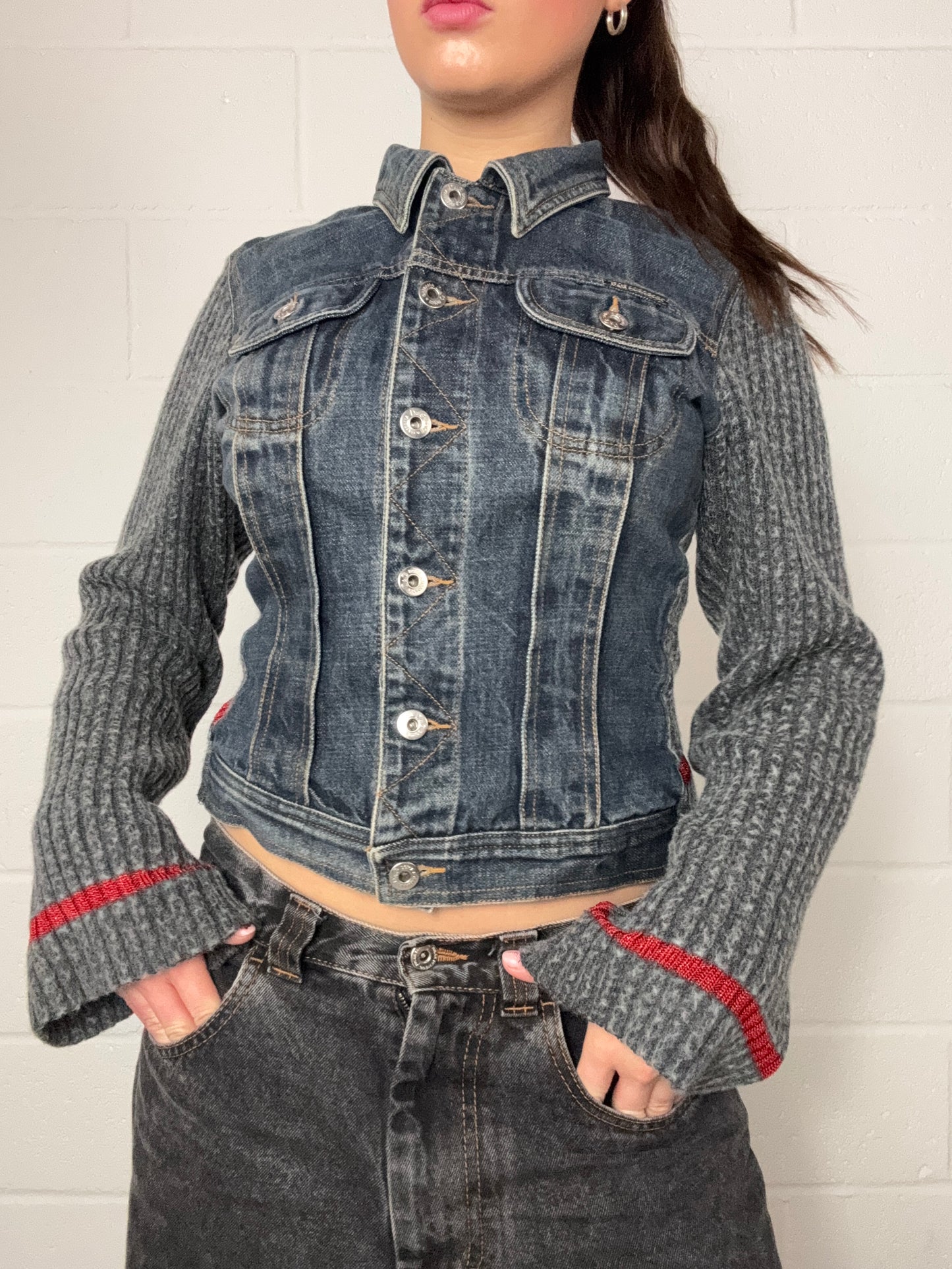 D&G Denim Knit Jacket (XS)