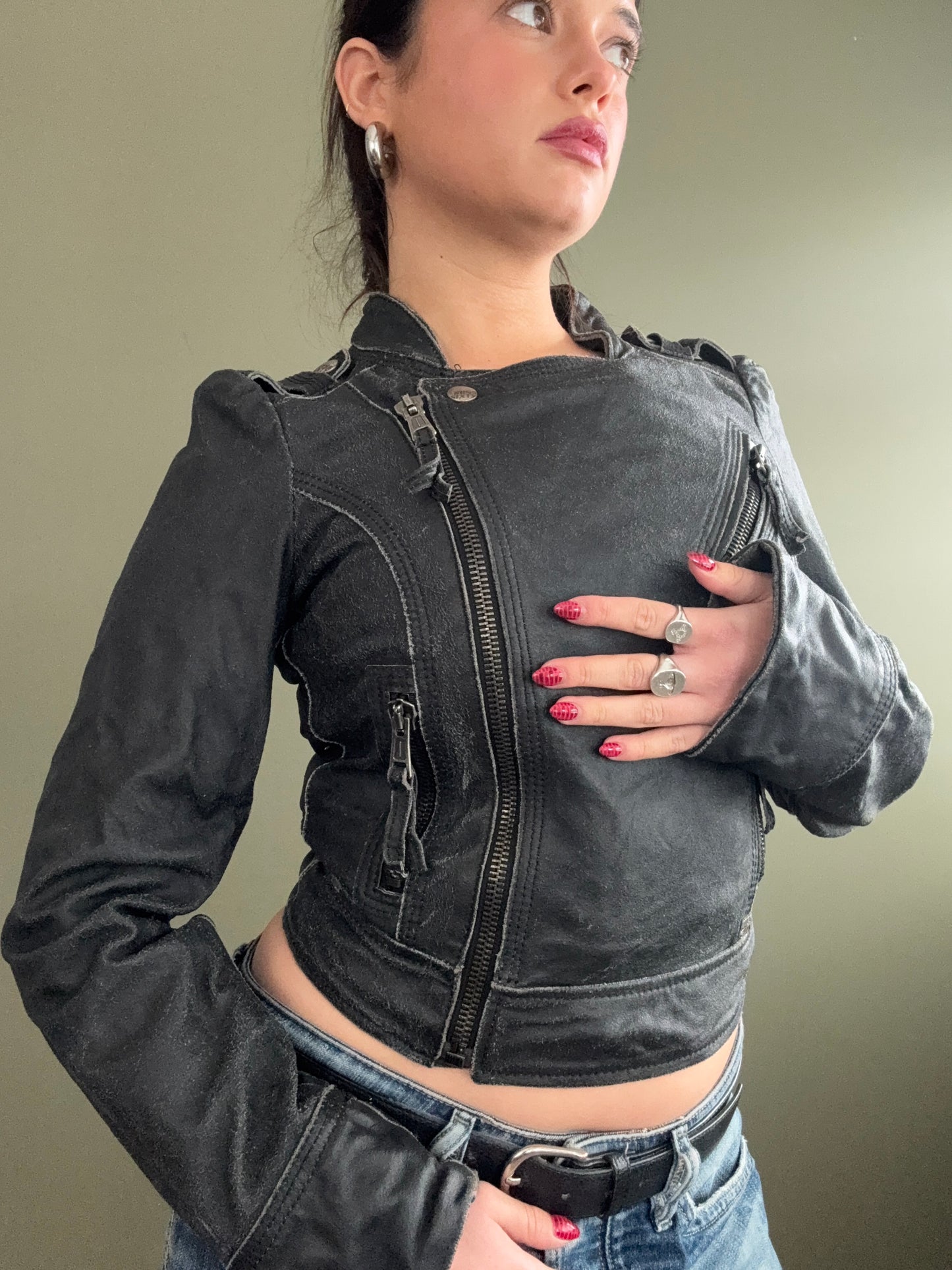 Miss Sixty Leather Jacket (XS)