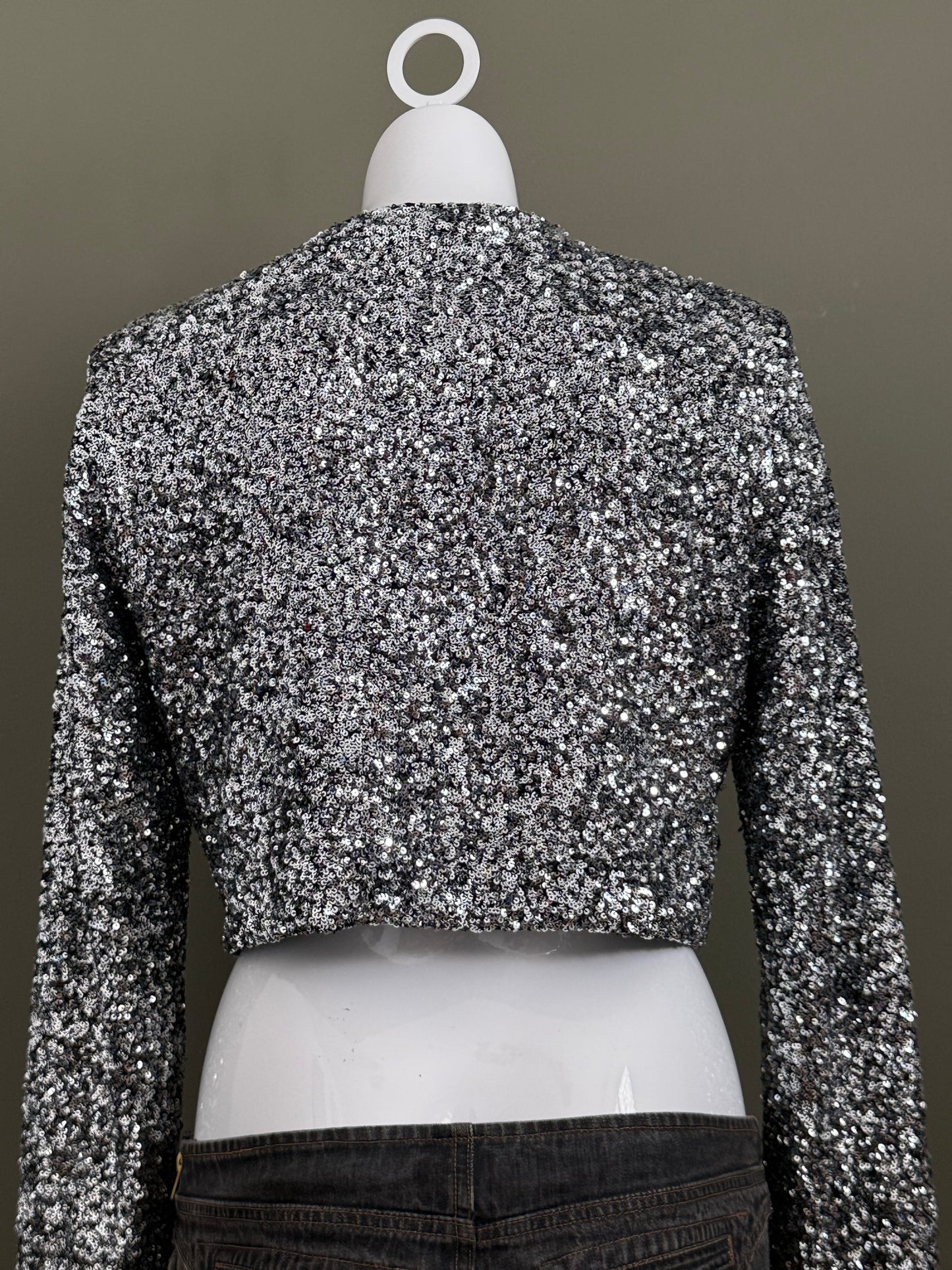 Karen Millen Sequin Military Jacket (UK10)