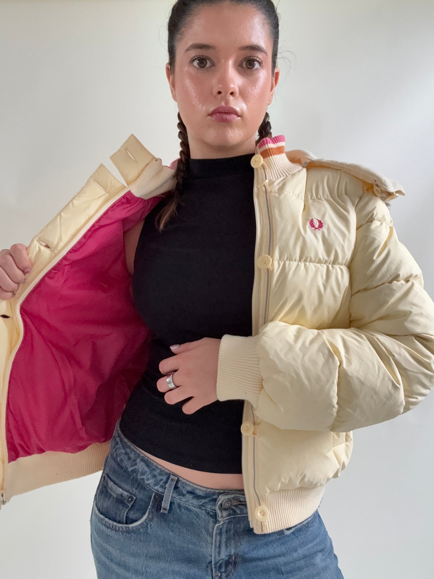 Fred Perry Puffer Jacket (UK12)