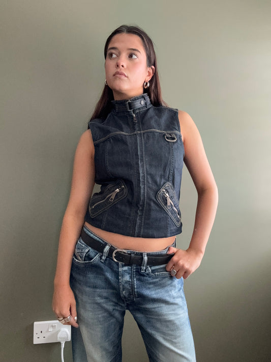 Diesel Denim Gilet (S)