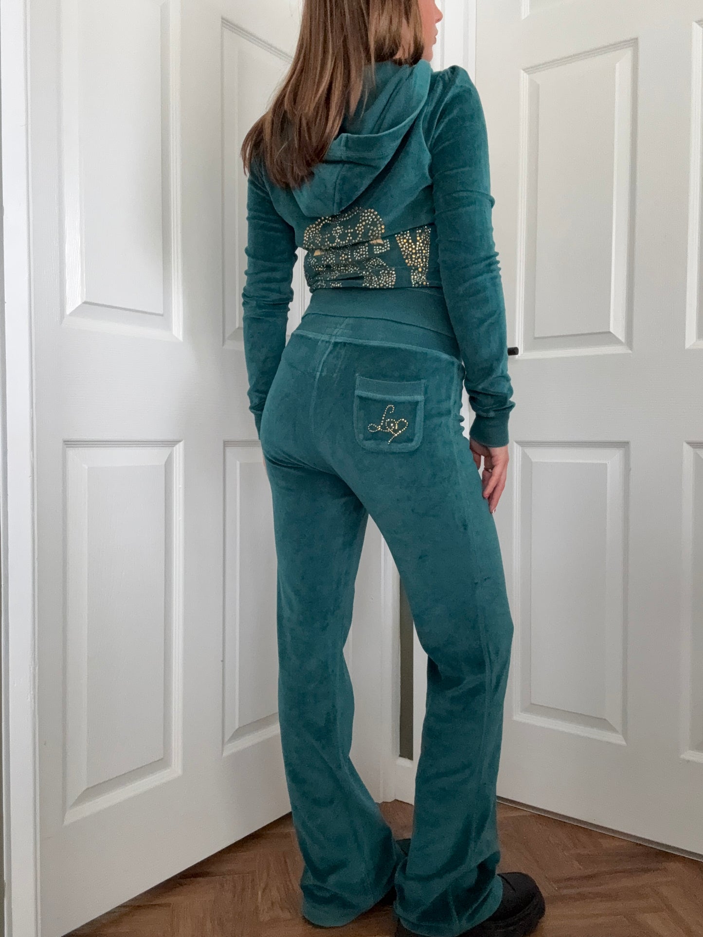 Lipsy Velour Tracksuit (UK10/12)