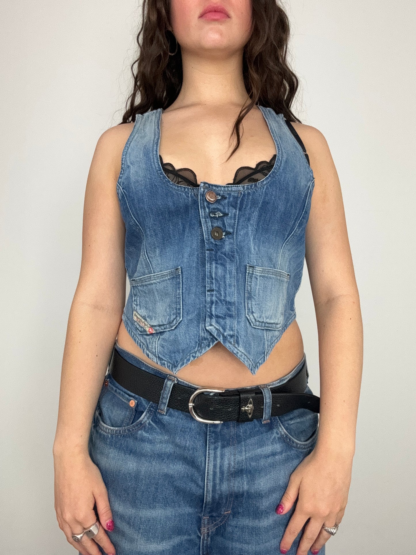 Diesel Denim Waistcoat