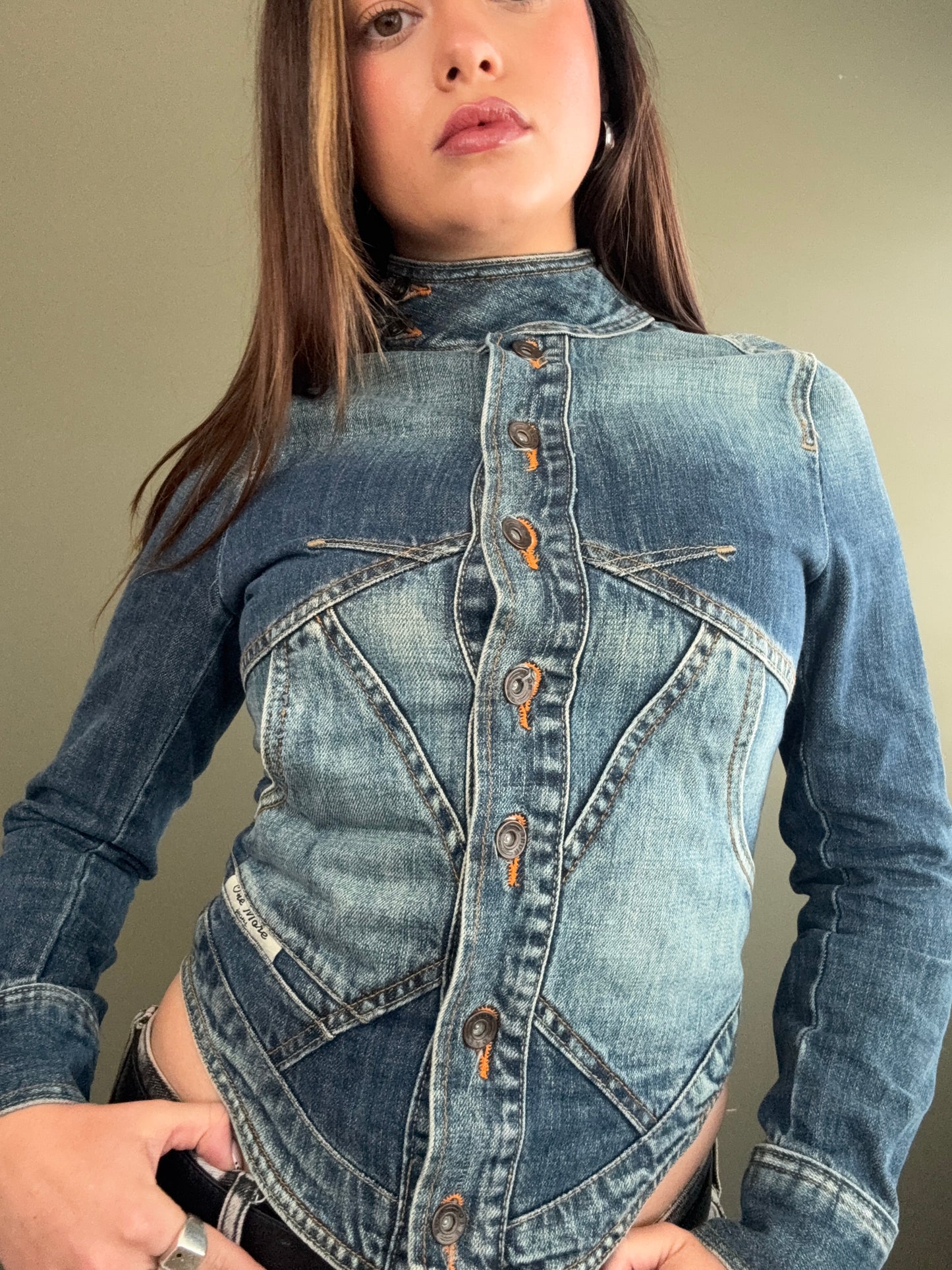 Denim Corset Jacket (XS)