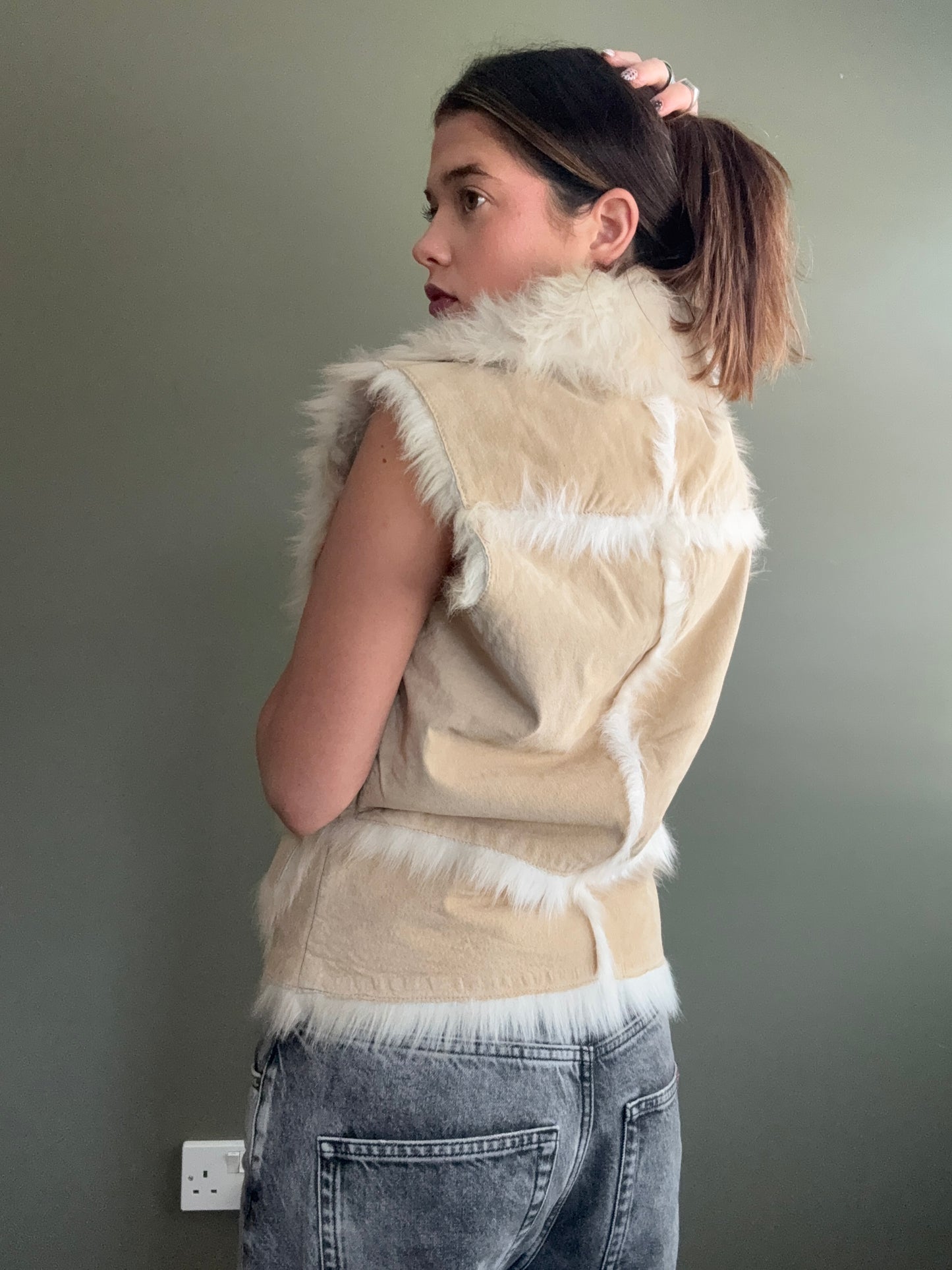 Morgan De Toi Faux Fur Gilet (M)
