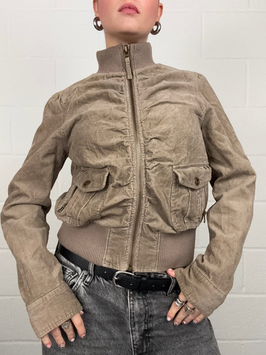 Corduroy Bomber Jacket (UK14)