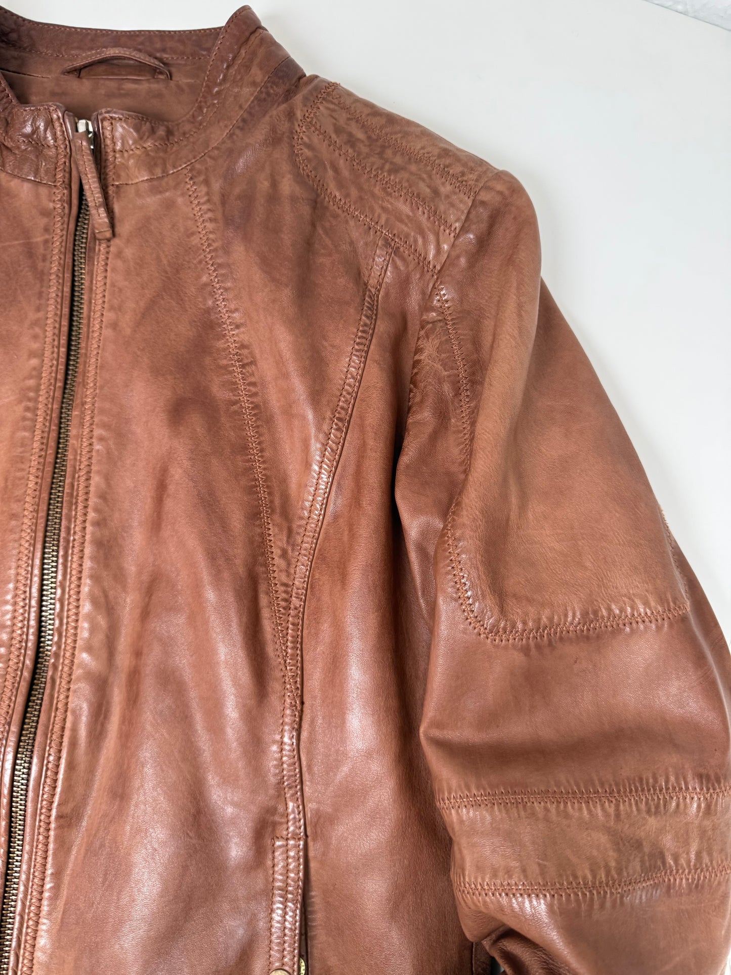 Hugo Boss Leather Jacket (M)