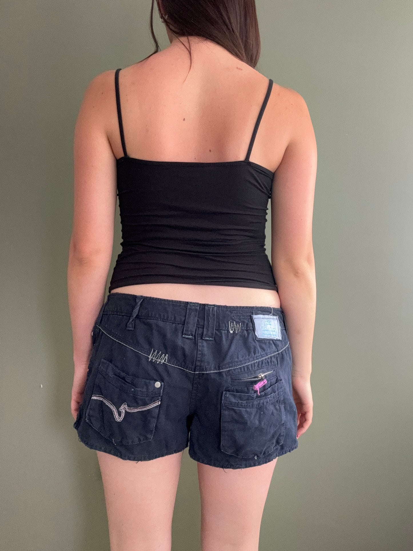 Navy Mini Shorts (UK10)
