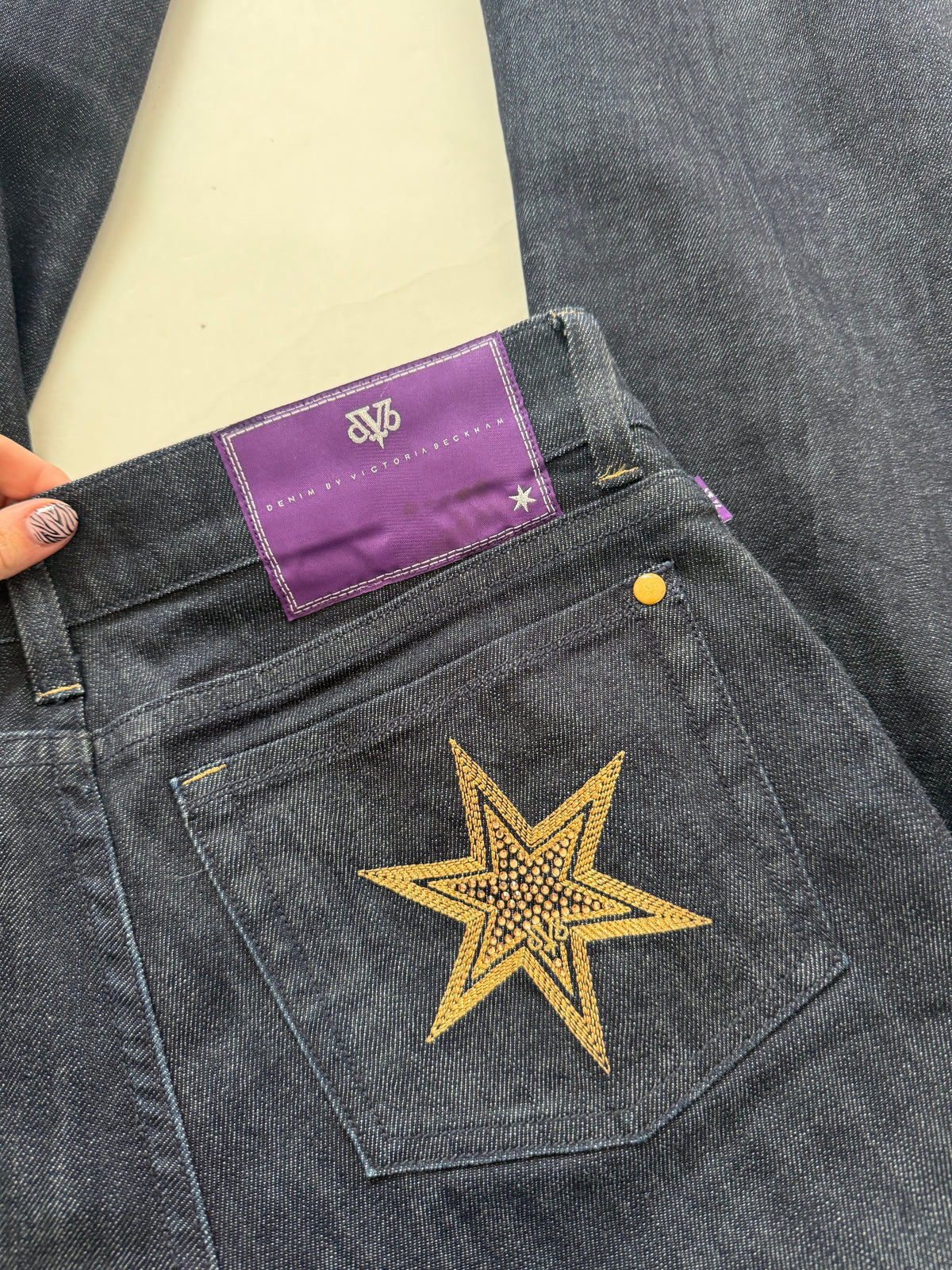 Vintage Victoria Beckham Y2K Flared Jeans (30)