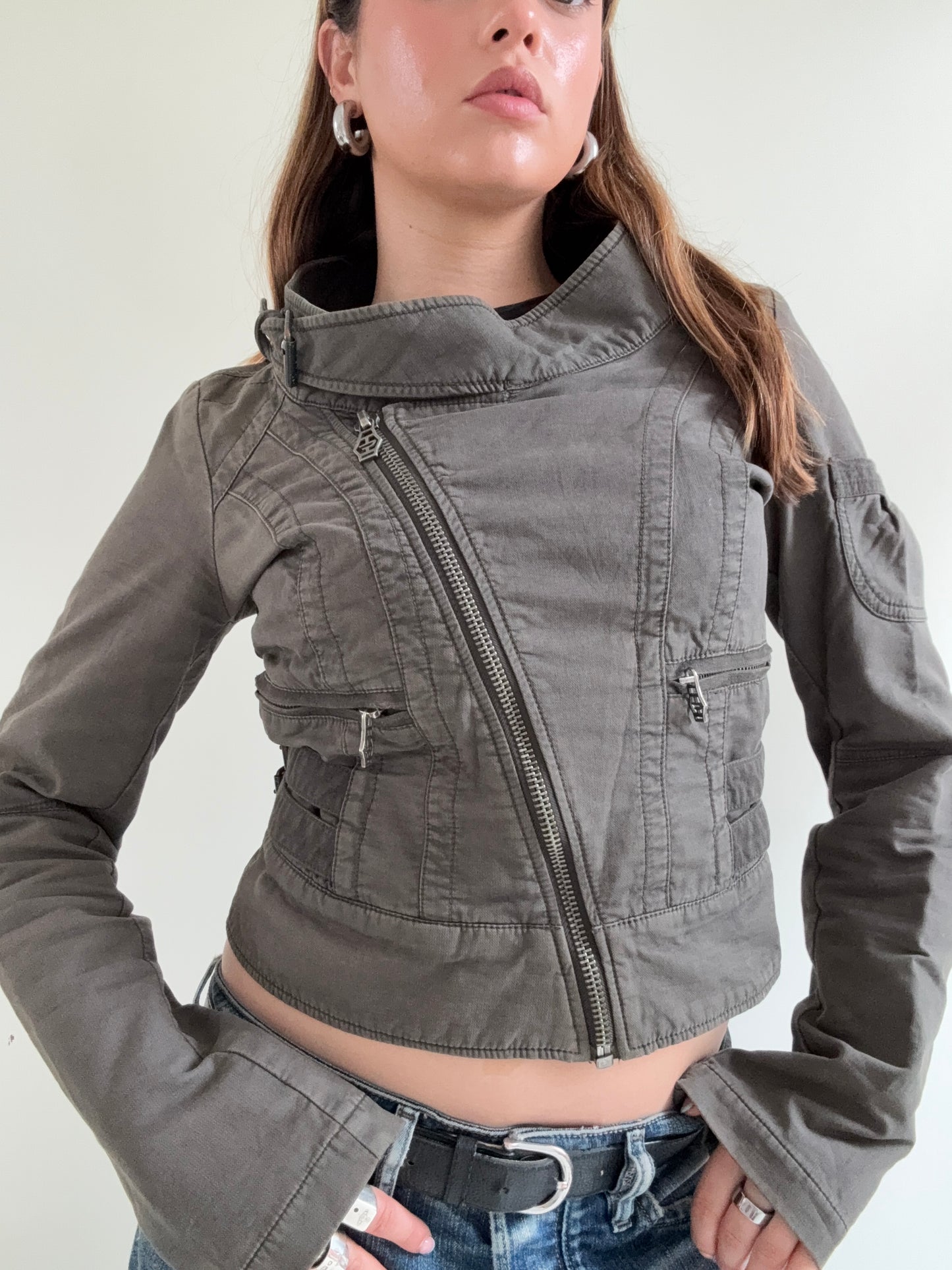 Diesel Cropped Utility Jacket (M)
