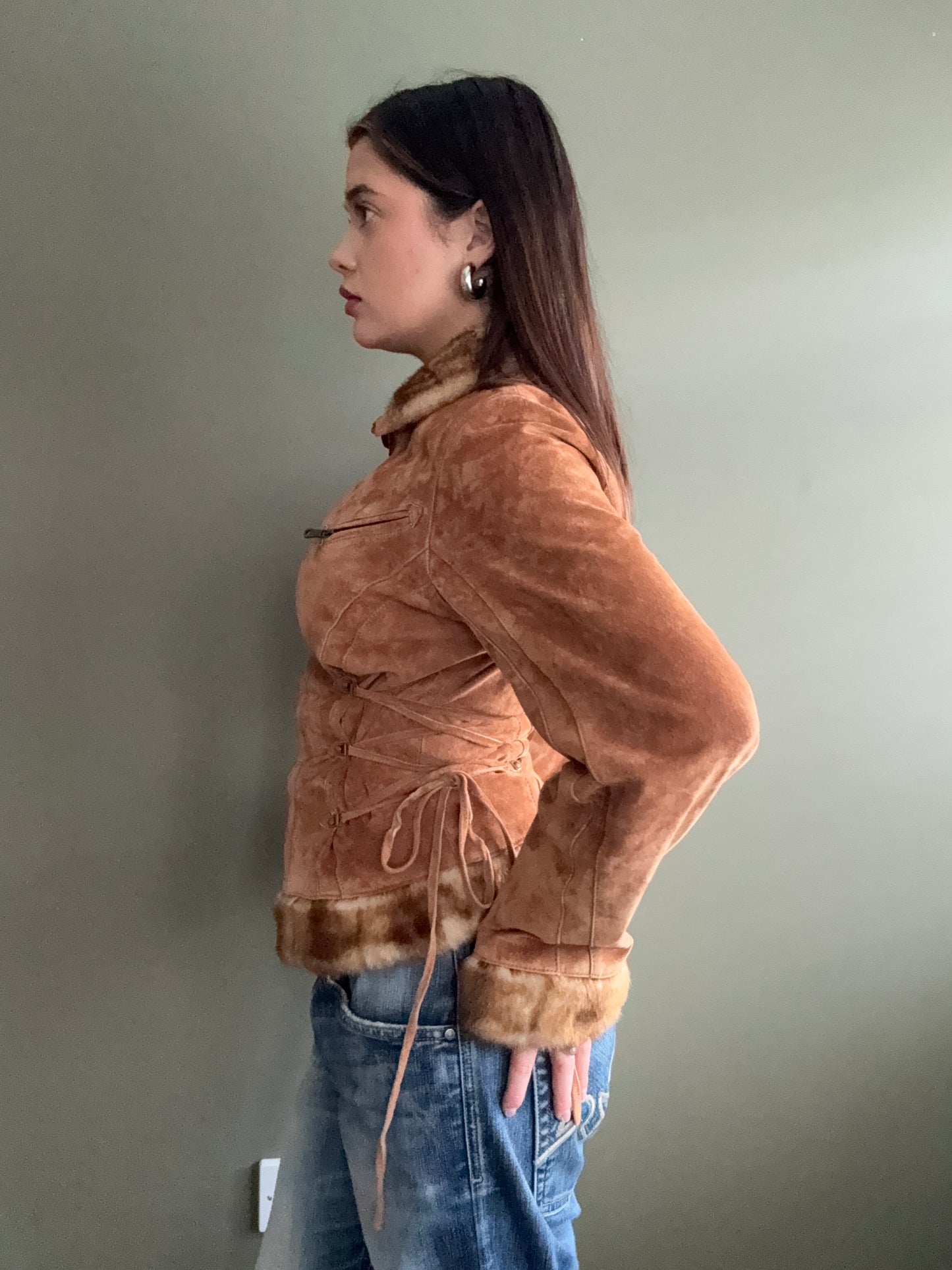 Suede Corset Jacket (S)