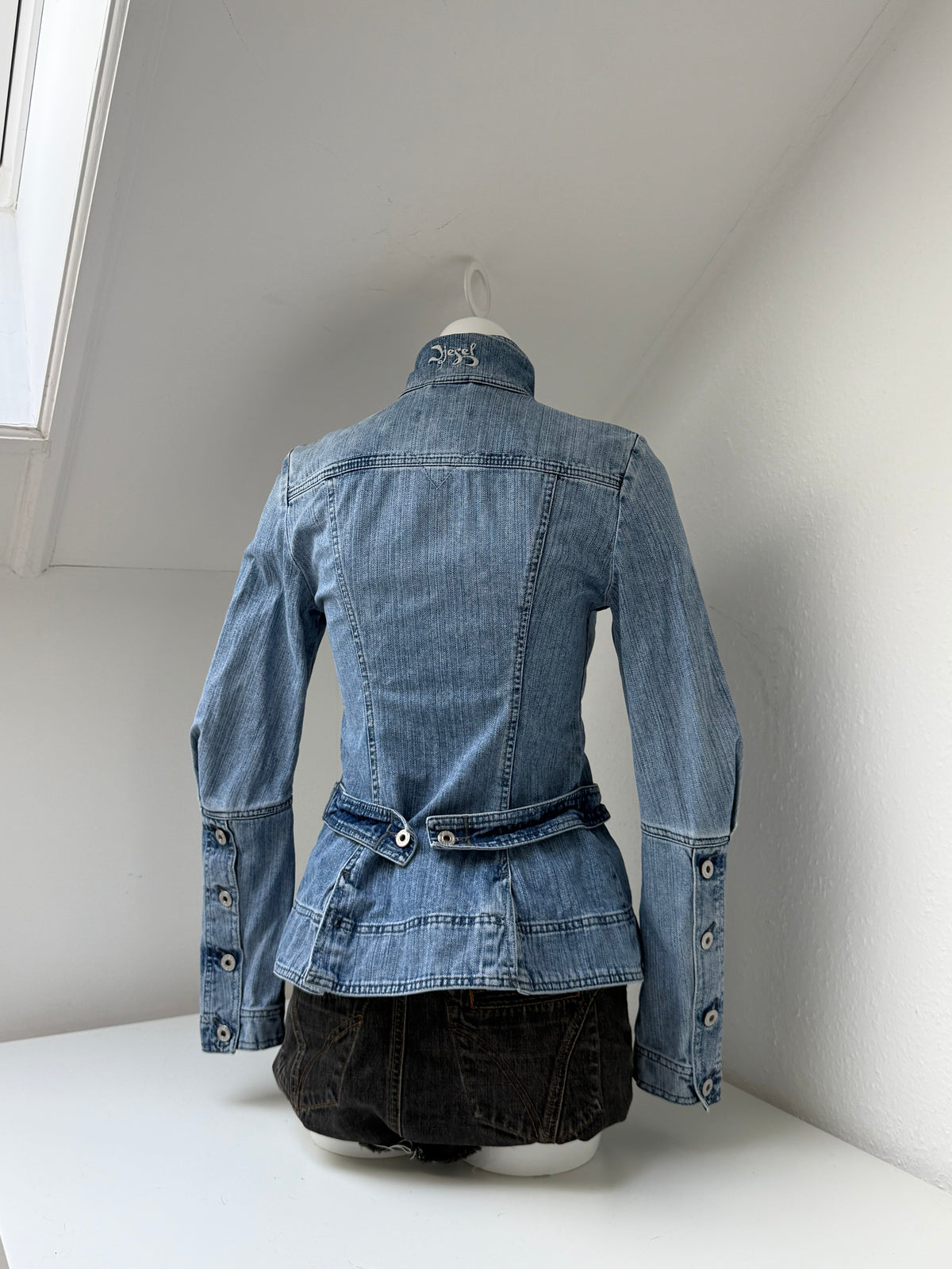 Diesel Denim Asymmetrical Jacket (S)