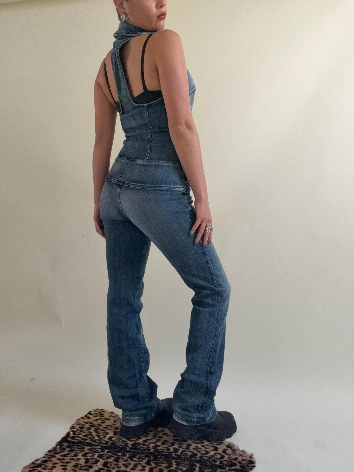 Vintage Diesel Denim Jumpsuit (M)