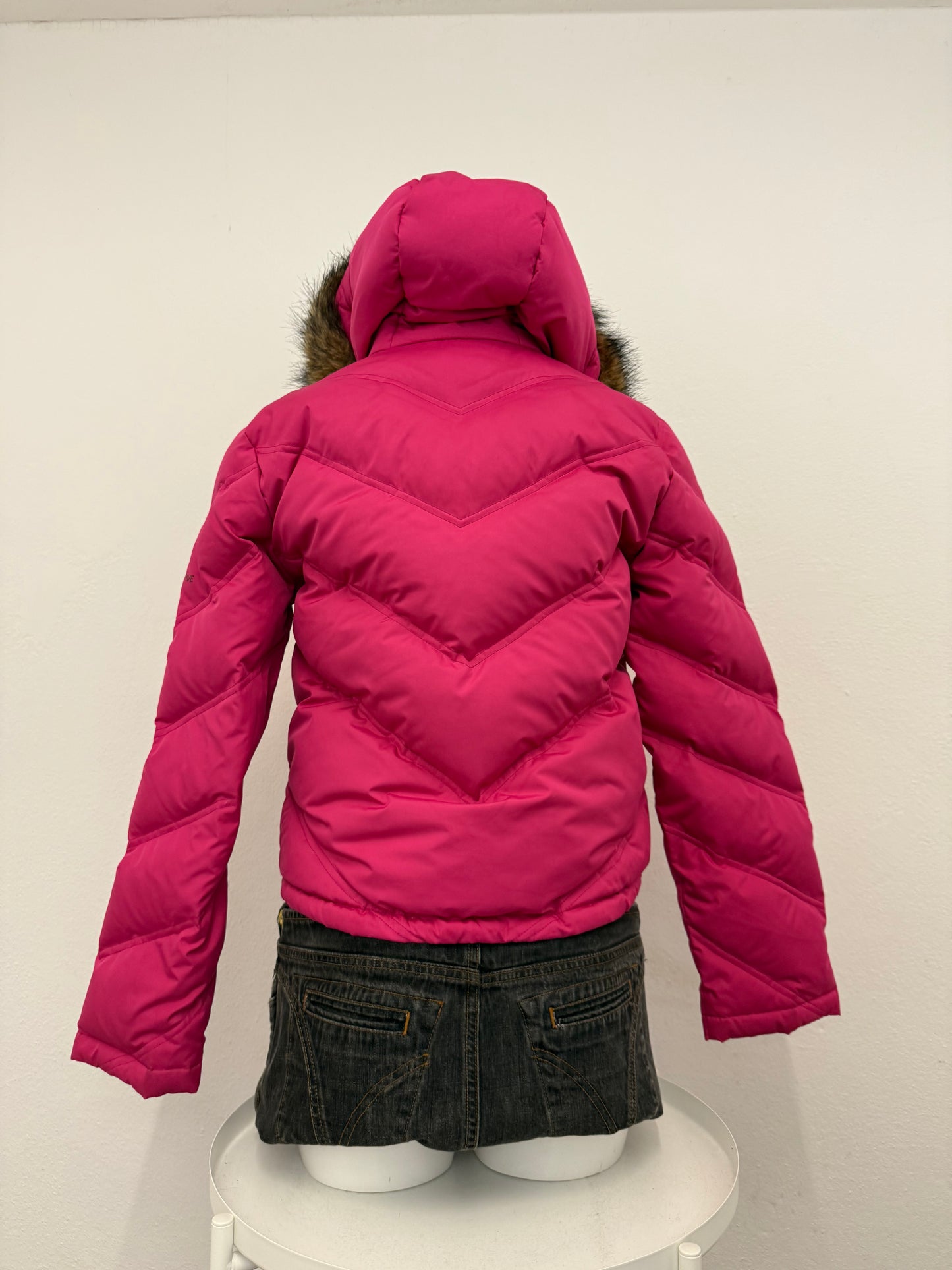 Pink DKNY Puffer Jacket (XS)