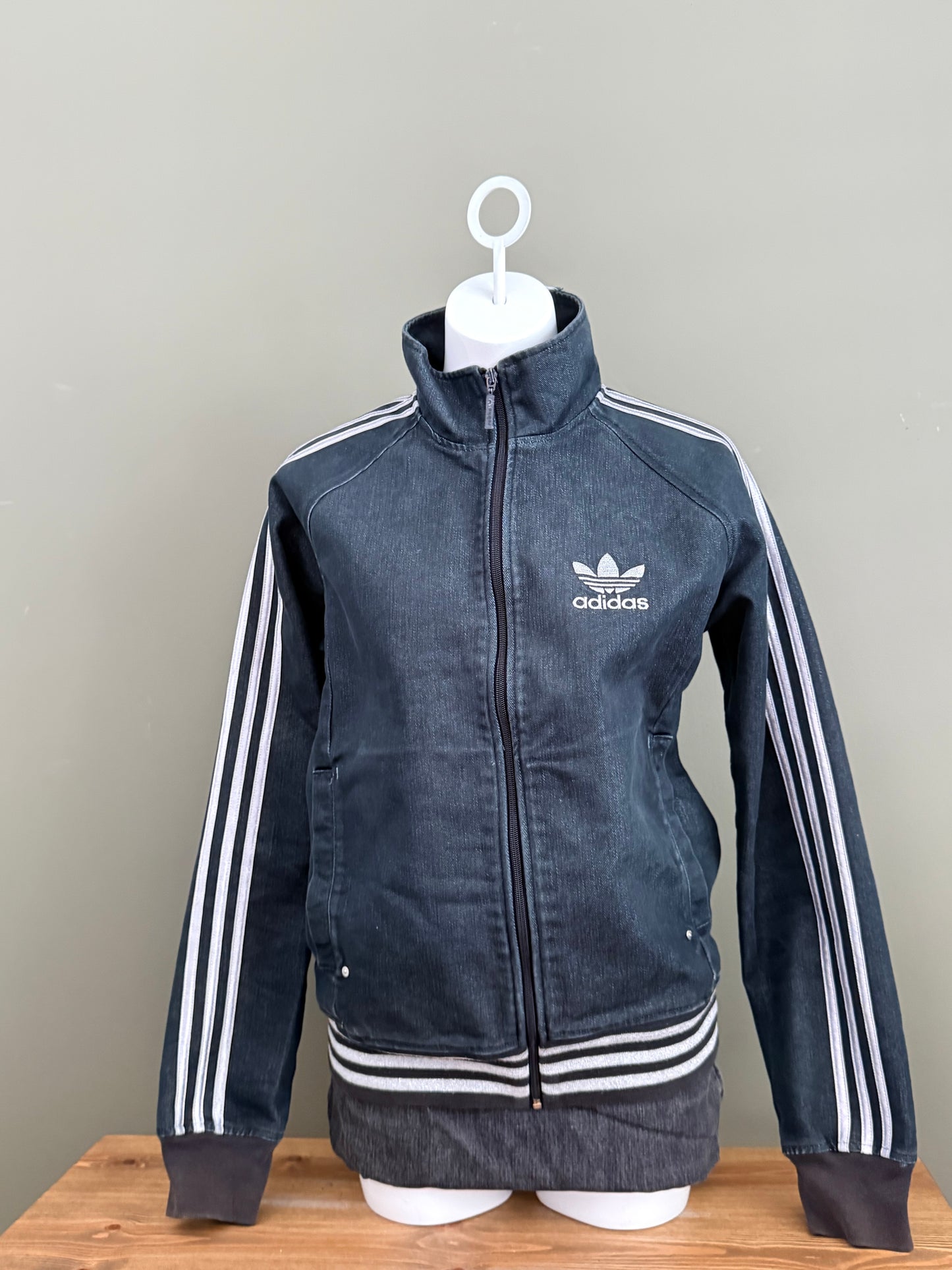 Adidas Denim Bomber Jacket (M)