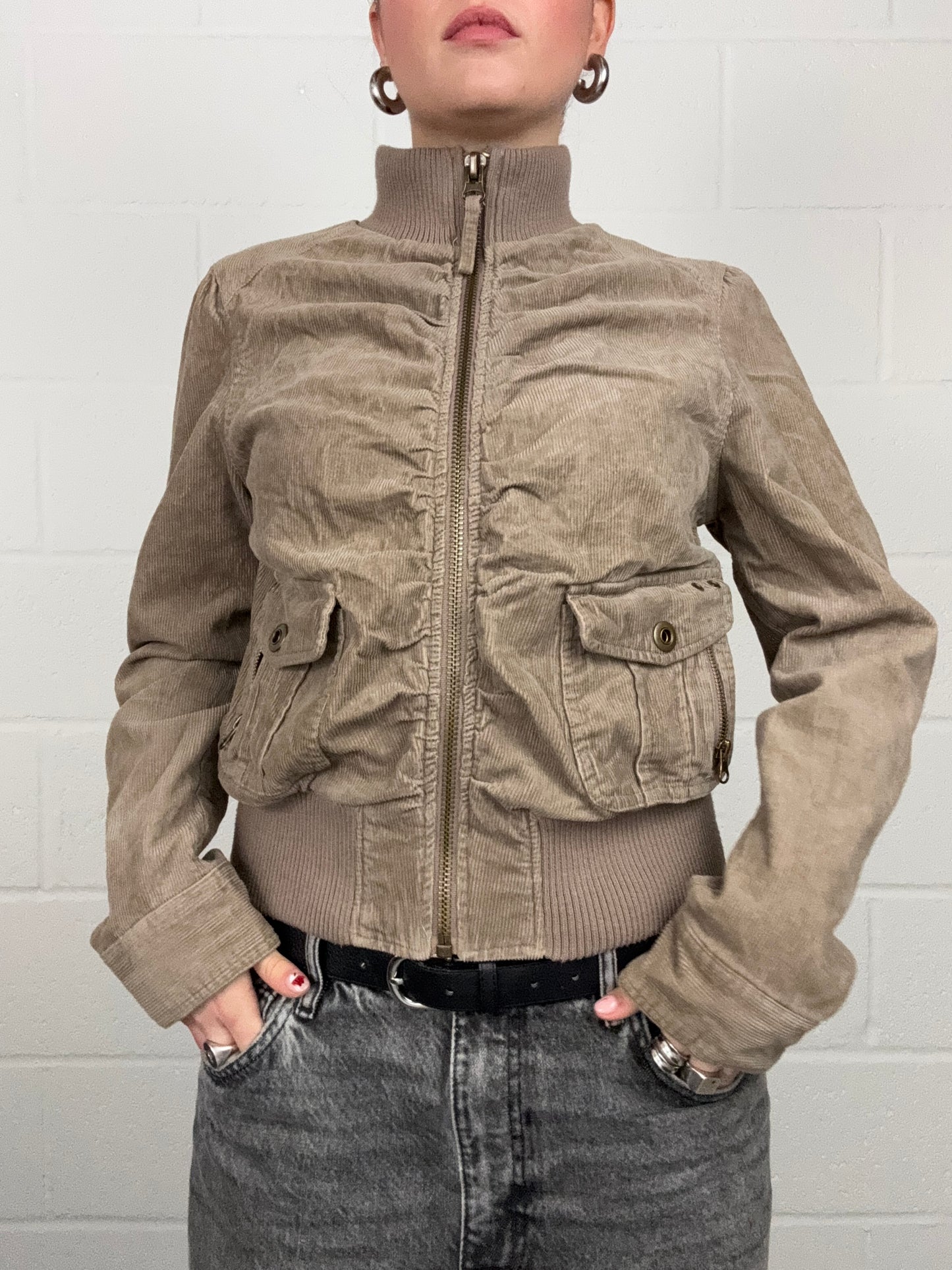 Corduroy Bomber Jacket (UK14)