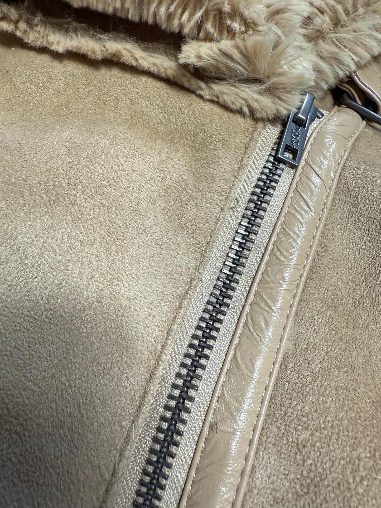 DKNY Faux Fur Jacket (S)