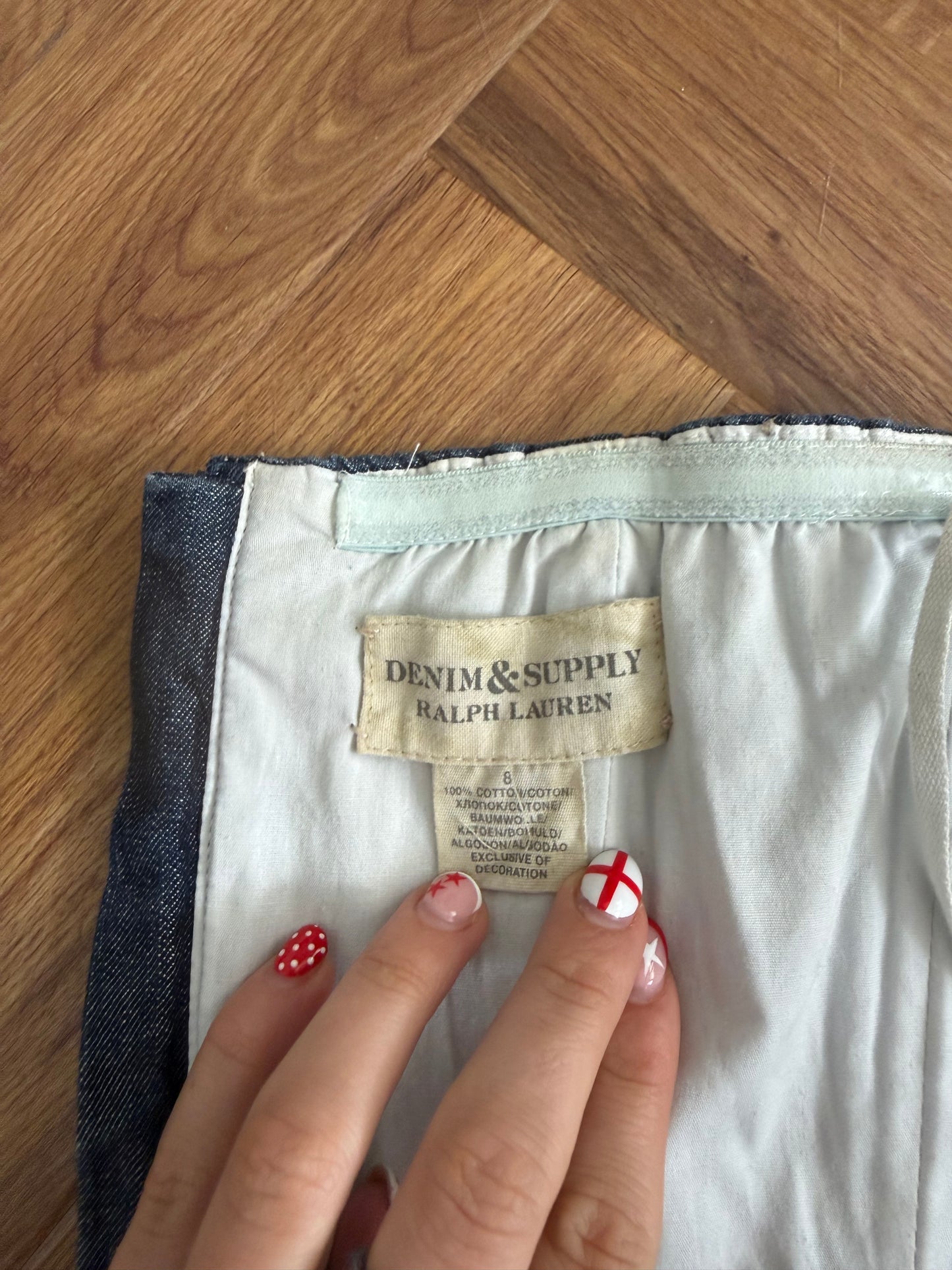 Ralph Lauren Denim Corset (US8)