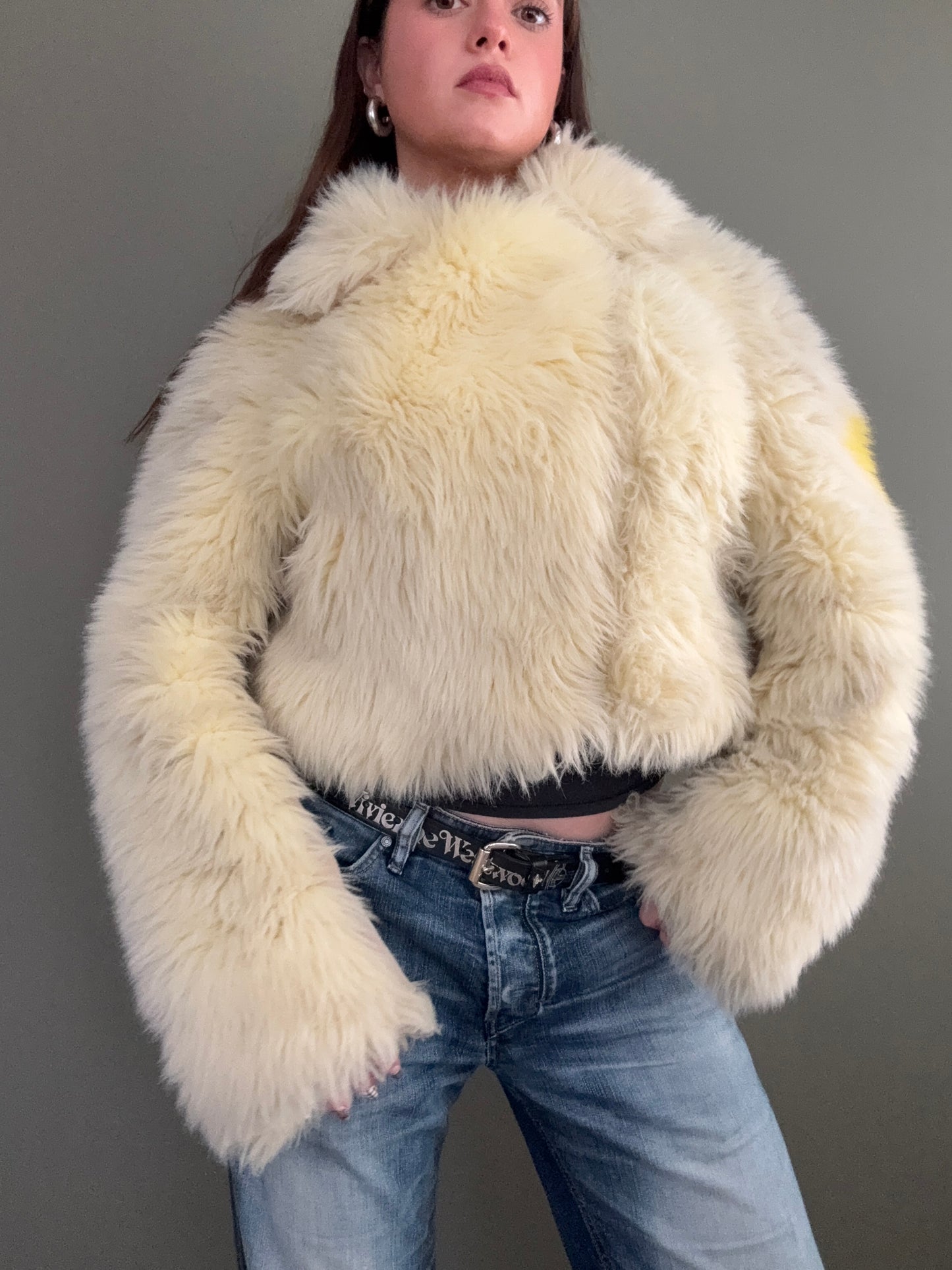 Faux Fur Jacket (S)